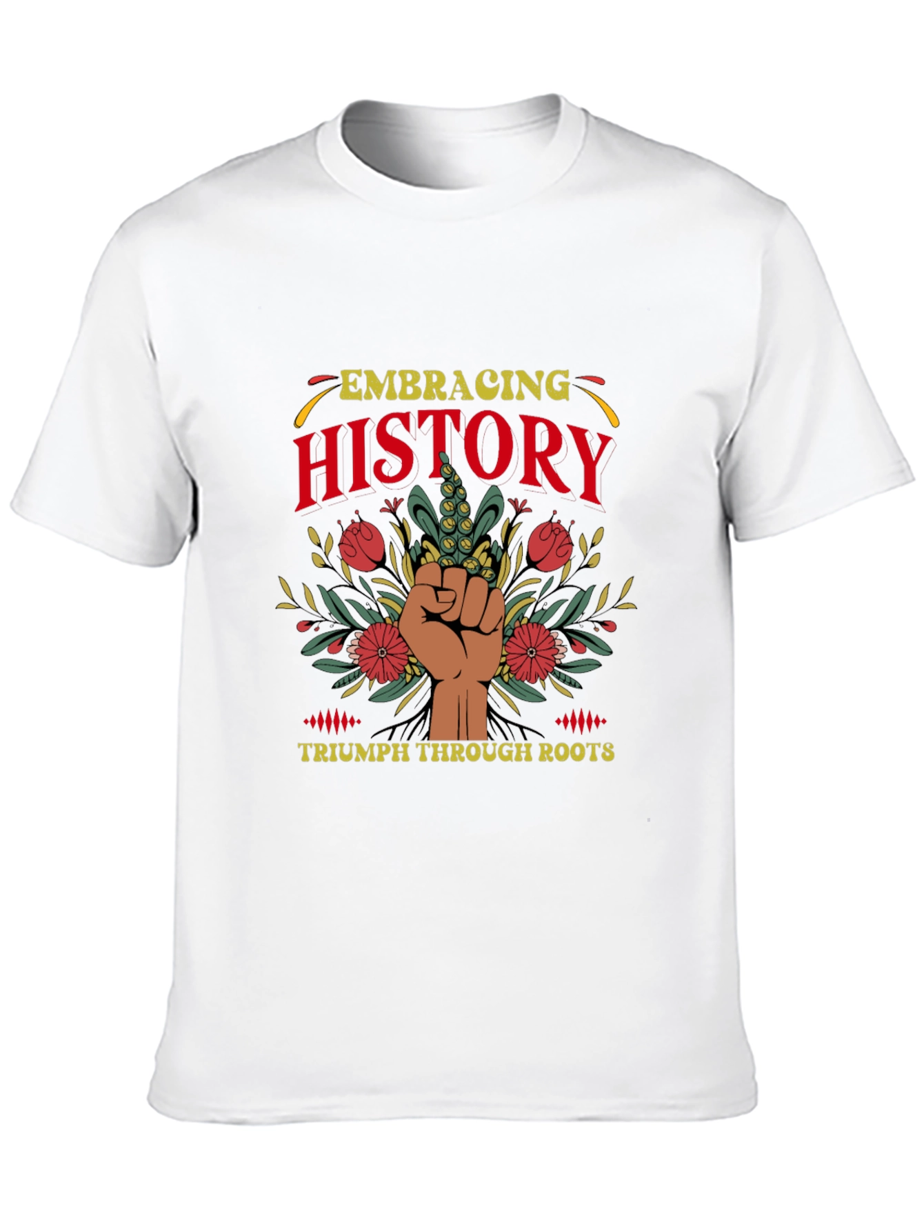 Black Embracing History Graphic Tee view 10