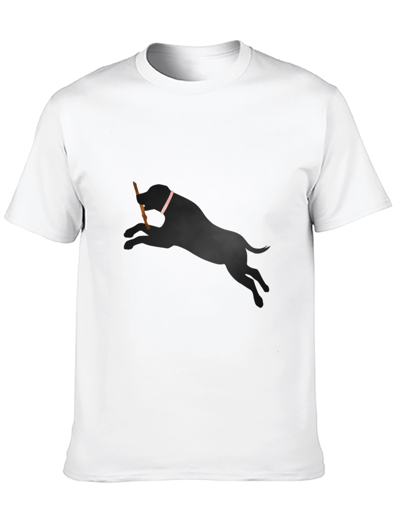 Black Dog Lover T-Shirt - Black Cotton Blend view 10
