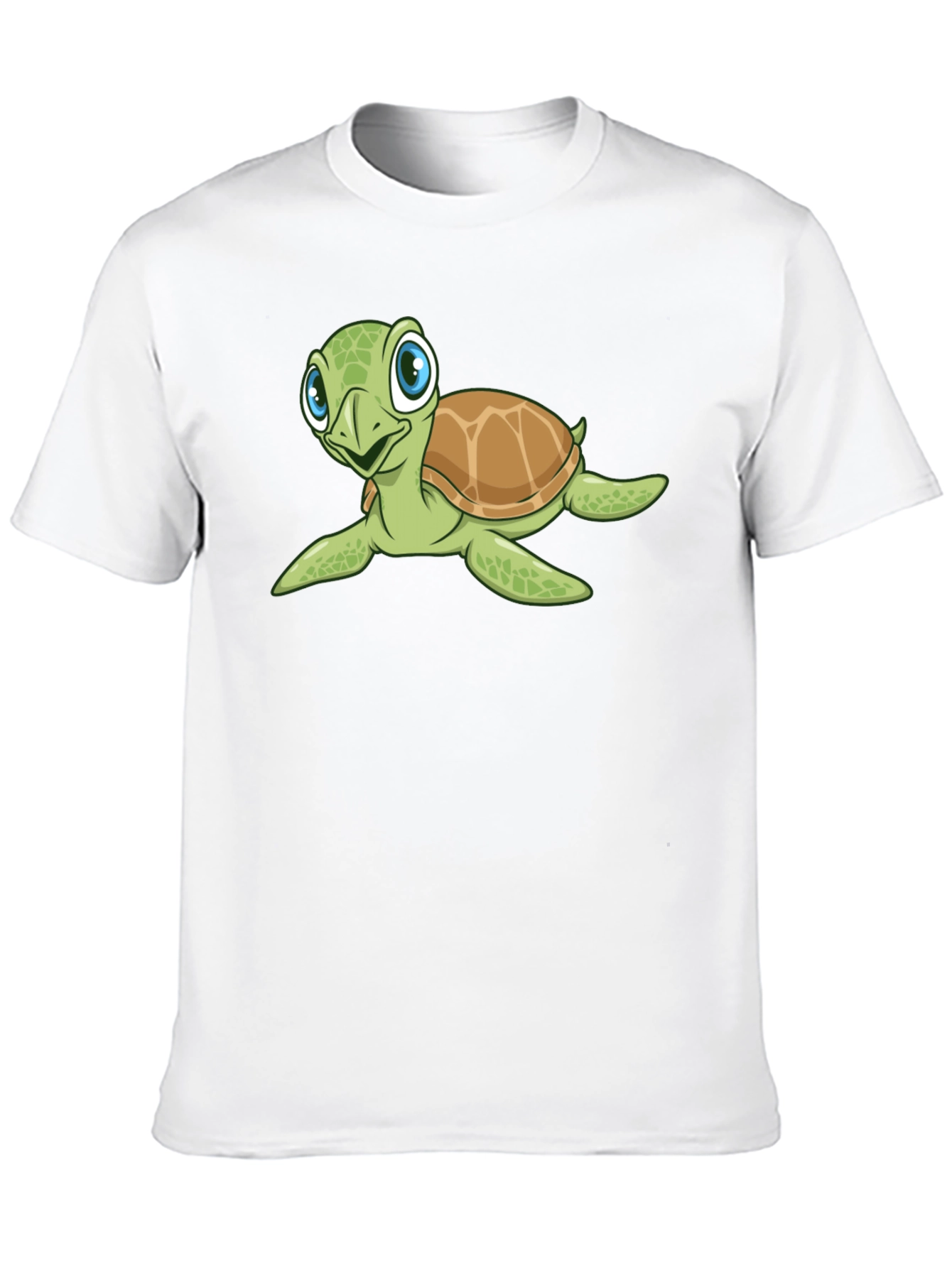 Black Turtle Graphic Tee - Black Cotton T-Shirt view 10