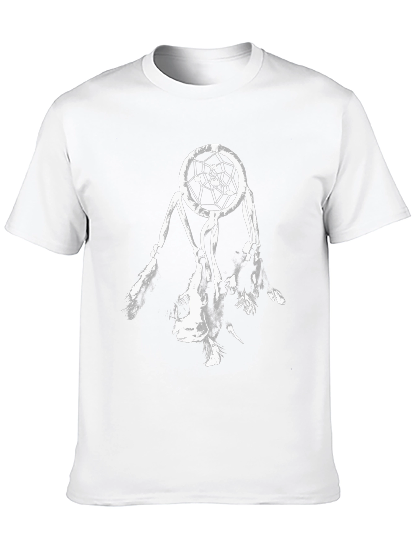 Black Dreamcatcher Graphic Tee - Black Cotton Blend view 10