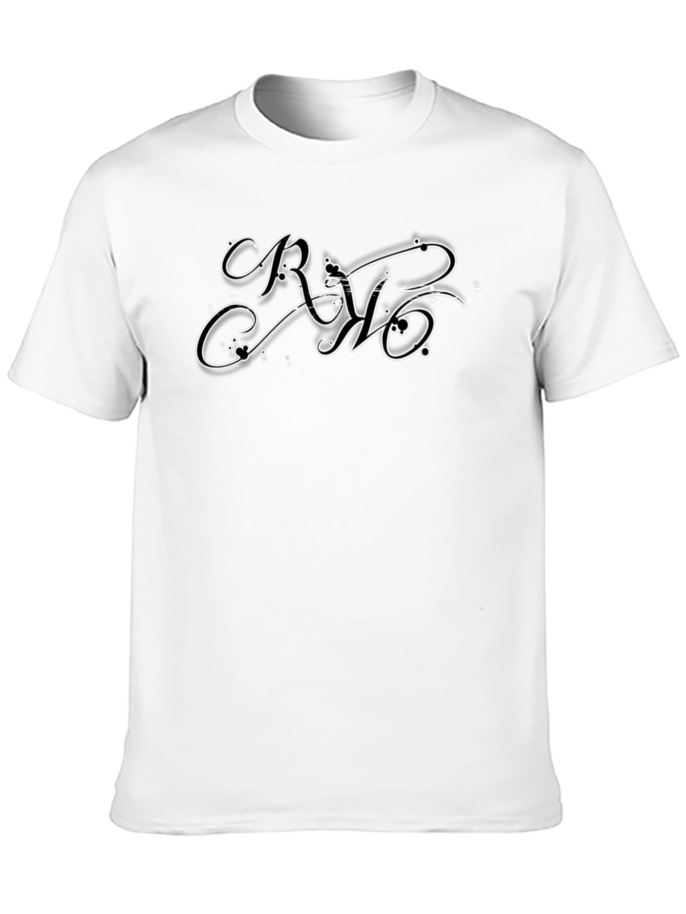 Black Black T-Shirt with Graphic Design view 10