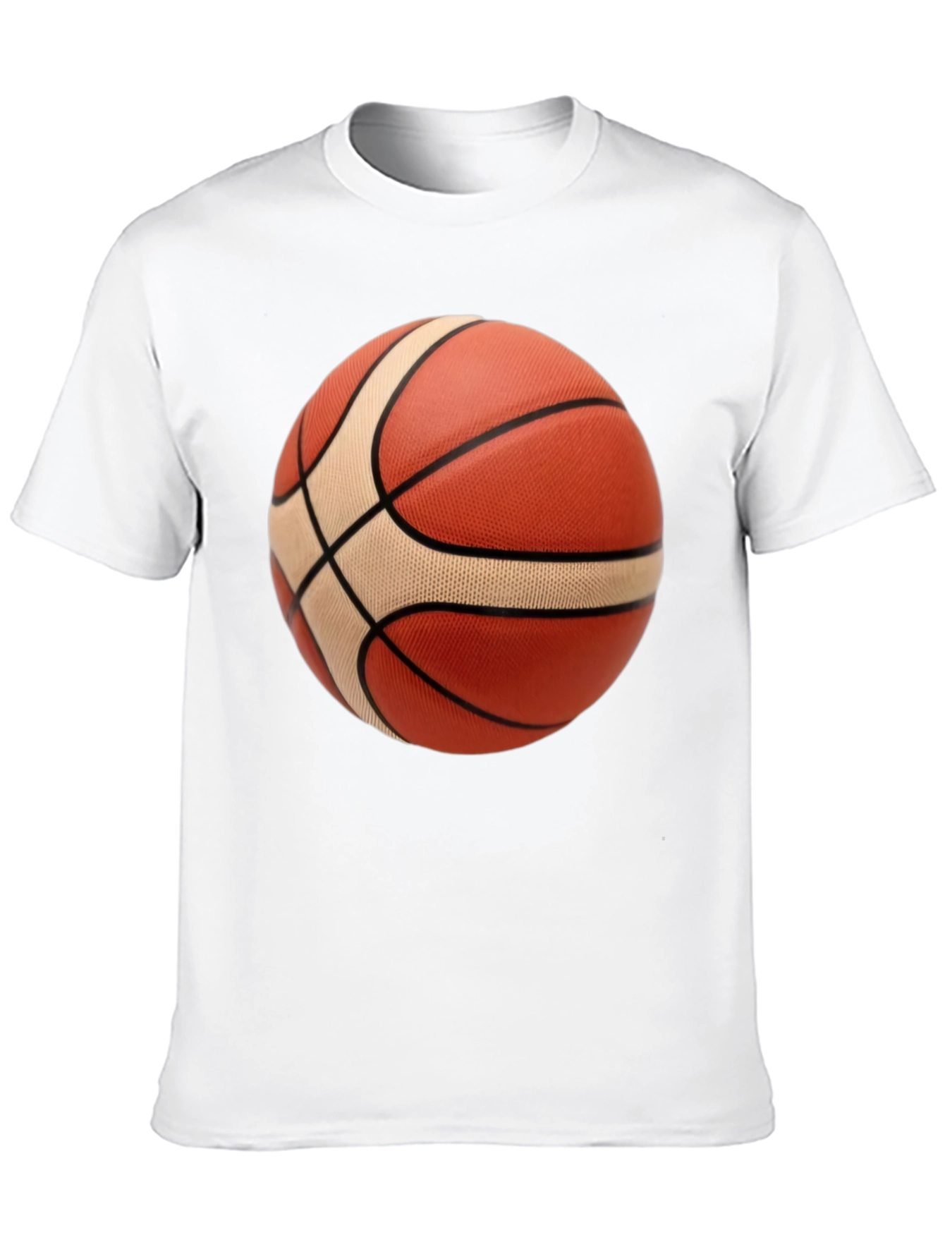 Black Basketball Graphic Tee - Black Cotton Blend view 10