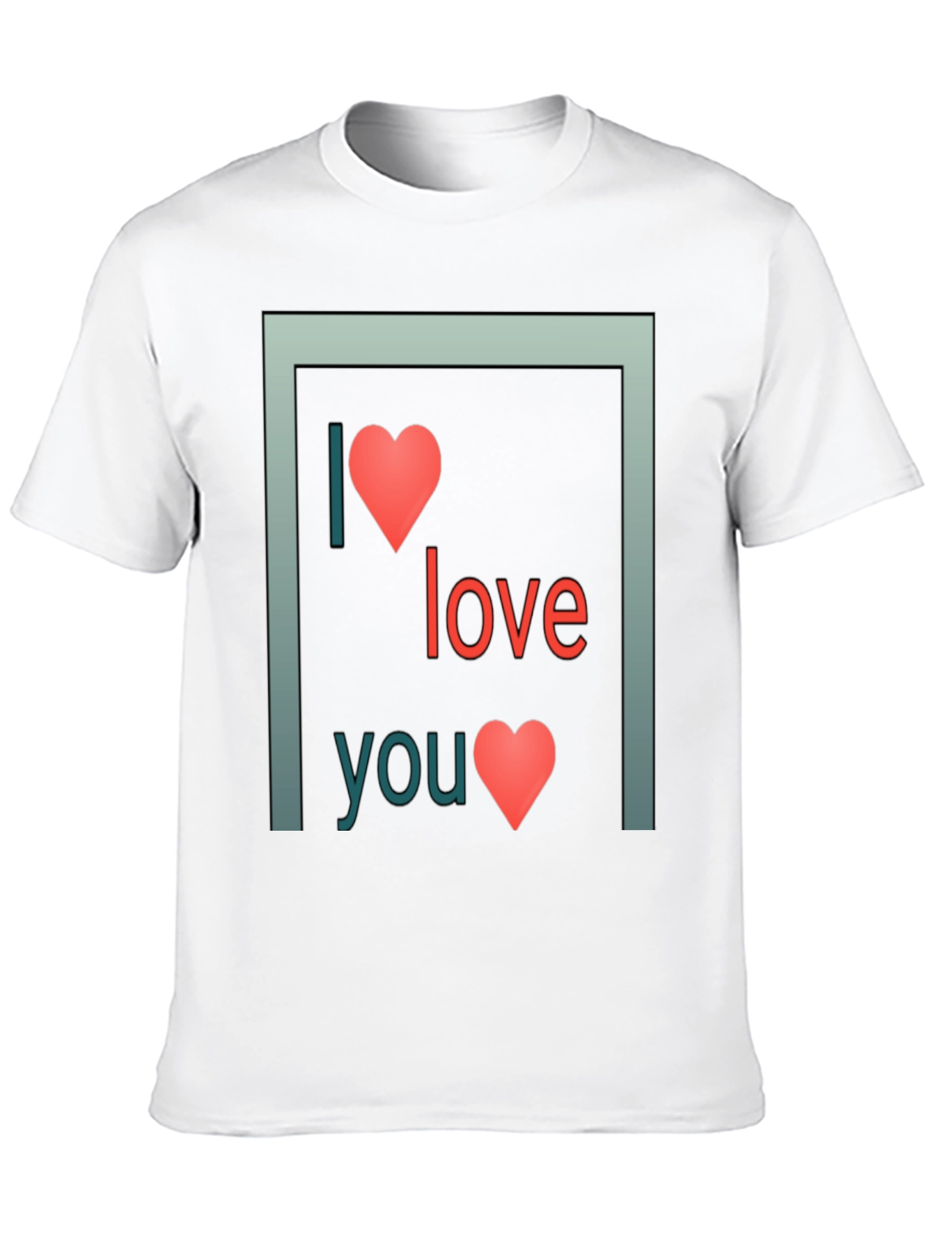 Black I Love You Graphic Tee - Black view 10