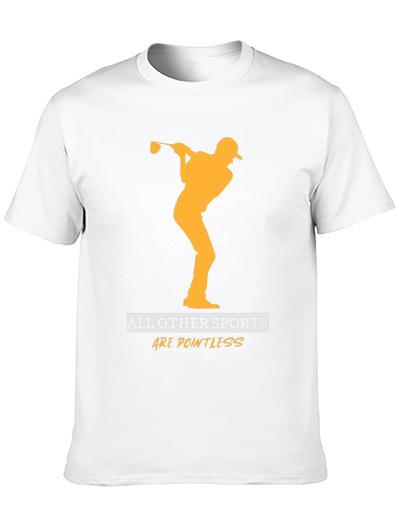 Black Golf Lover T-Shirt: All Other Sports Are Pointless! view 10