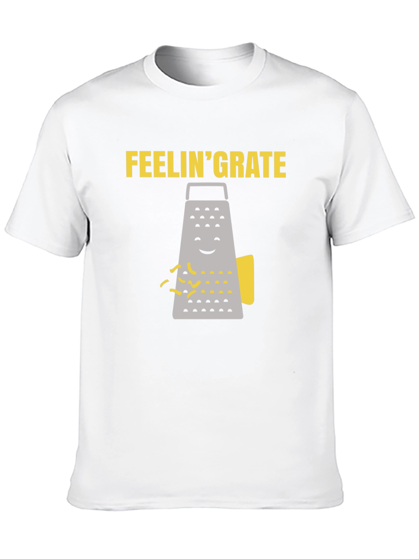 Black Feelin' Grate T-Shirt - Funny Cheese Grater Tee view 10