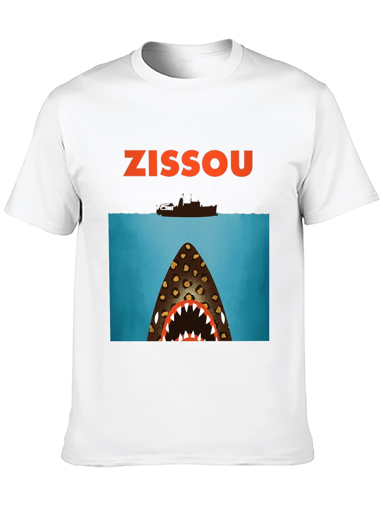 Black Zissou Shark Graphic Tee view 10
