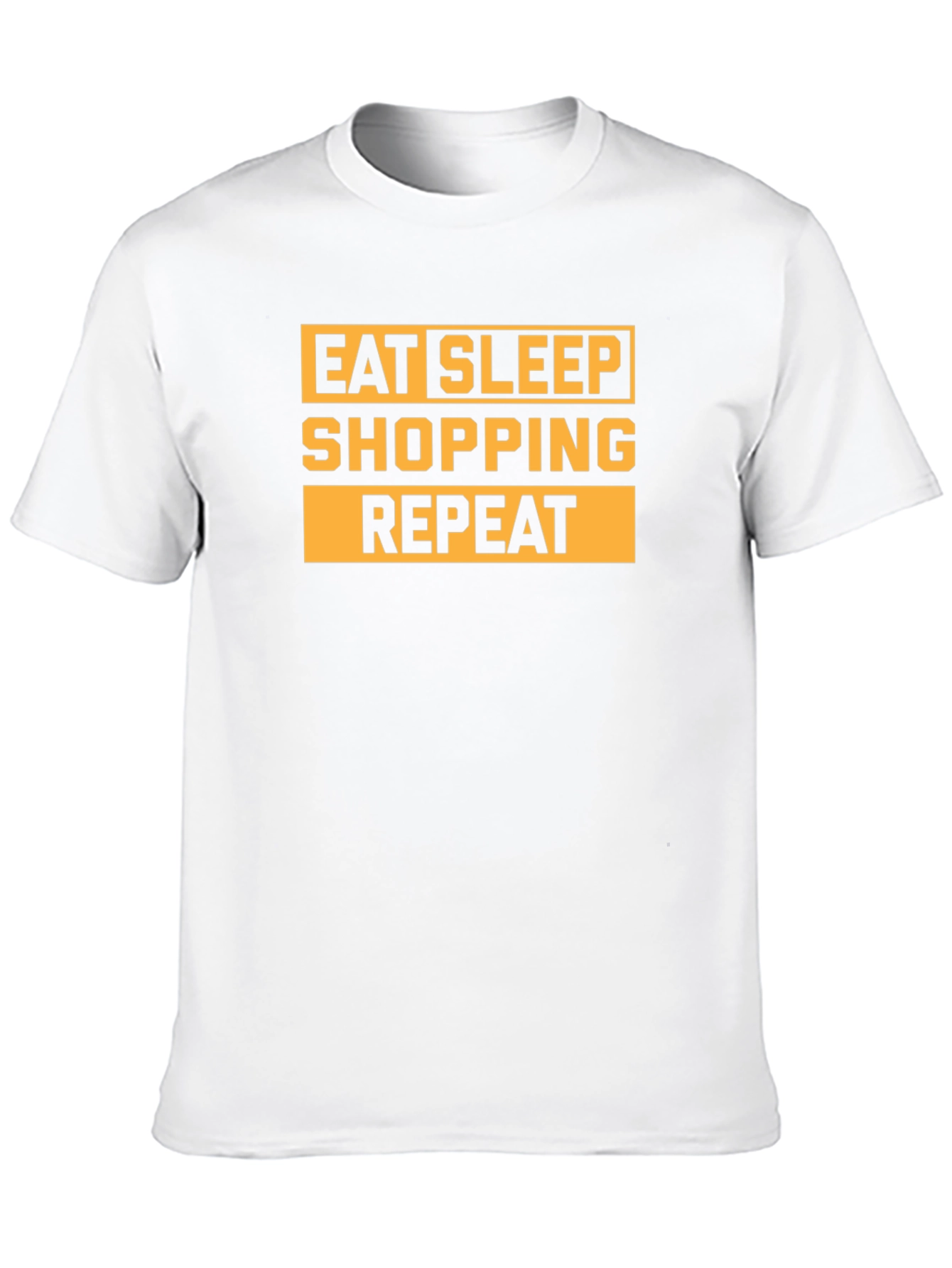 Eat Sleep Shopping Repeat Graphic Tee - 10