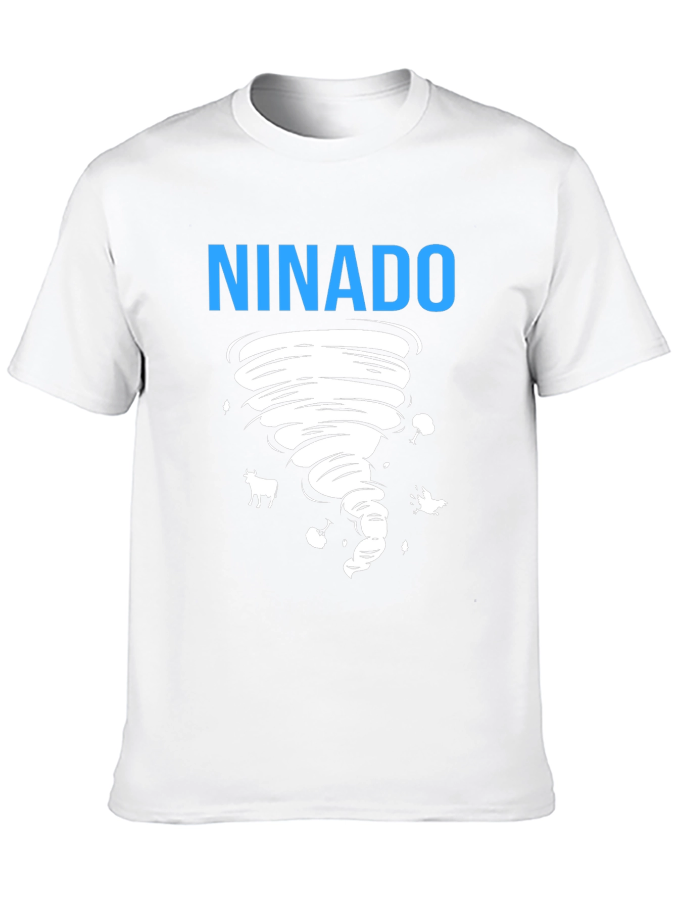 Black Ninado Tornado Graphic Black T-Shirt view 10