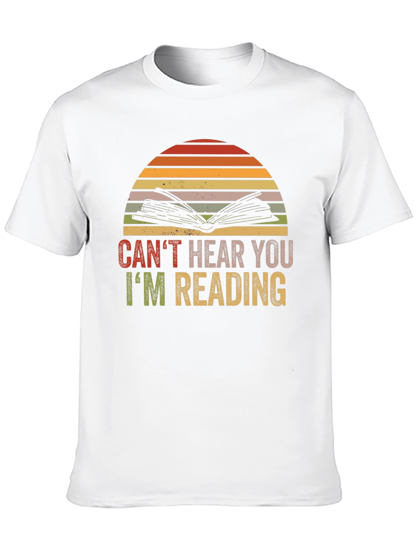 Black Can't Hear You I'm Reading T-Shirt view 10