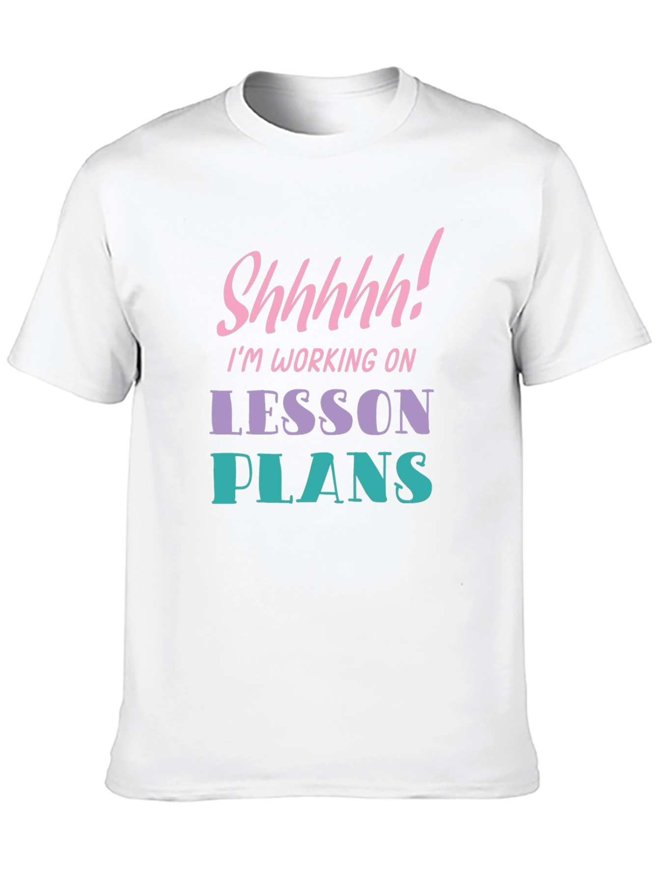 Black Funny Teacher T-Shirt - Lesson Plans view 10
