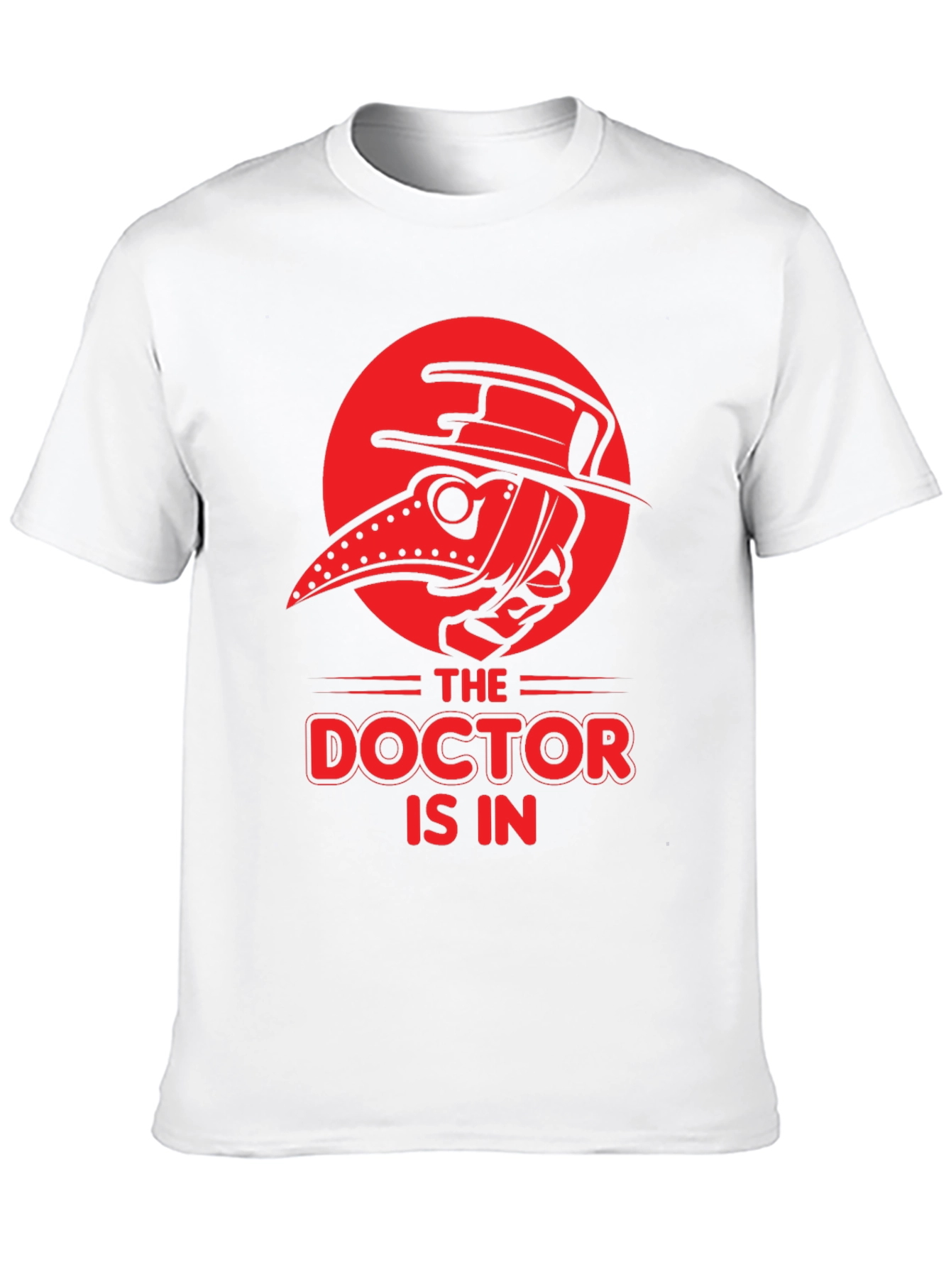 Black Plague Doctor Graphic Tee - The Doctor Is In view 10