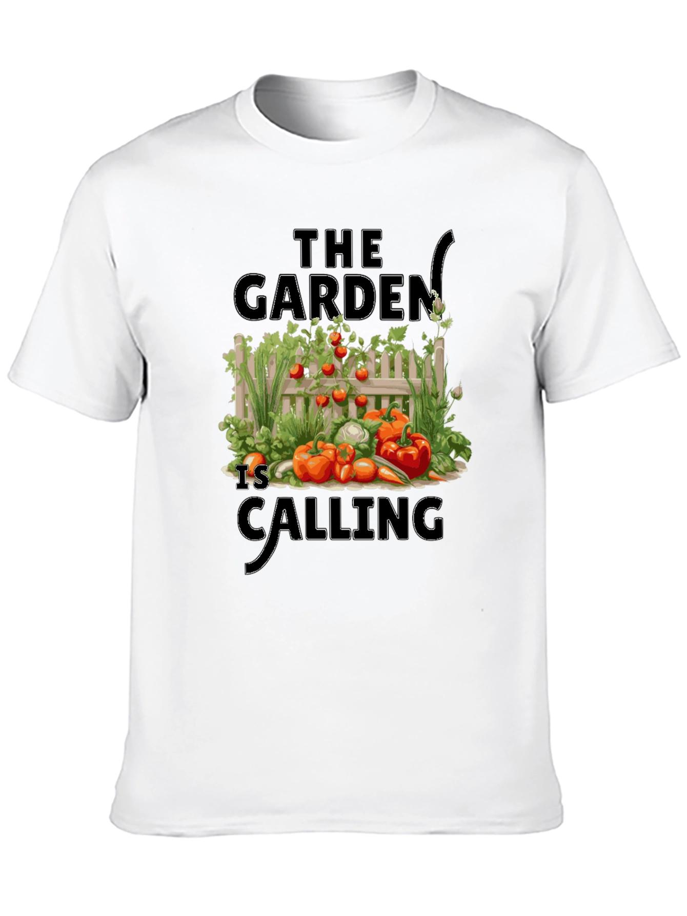 Black The Garden is Calling T-Shirt view 10