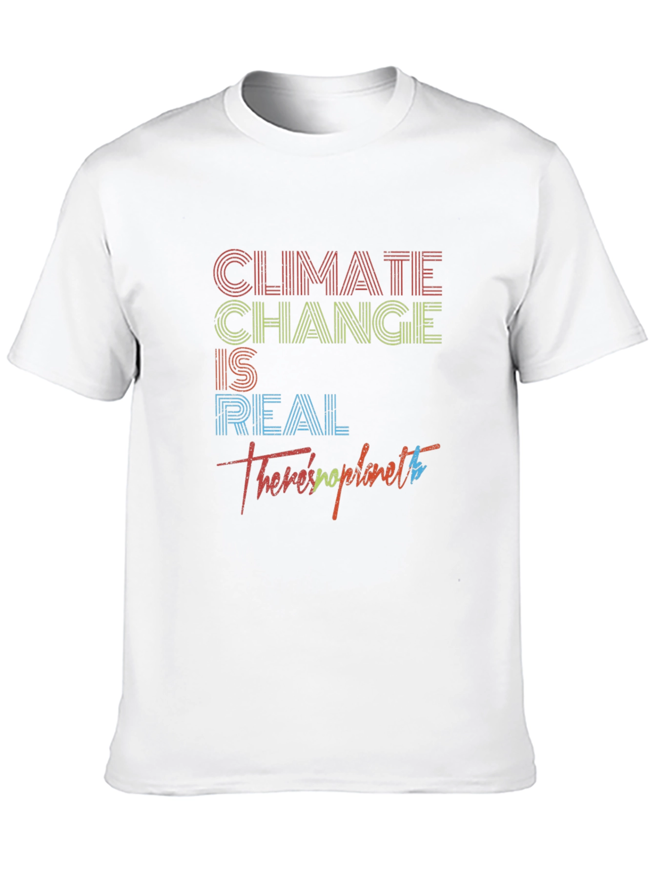 Black Climate Change is Real Graphic T-Shirt view 10