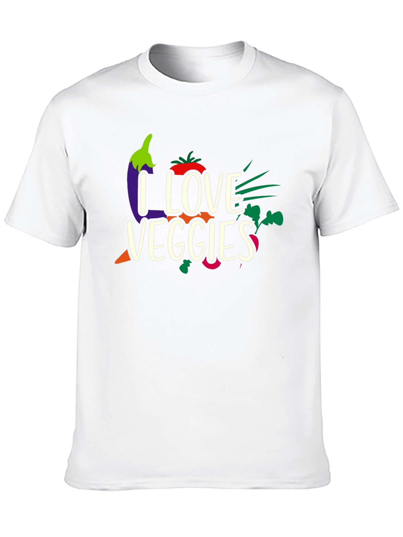 I Love Veggies Graphic Tee - 10
