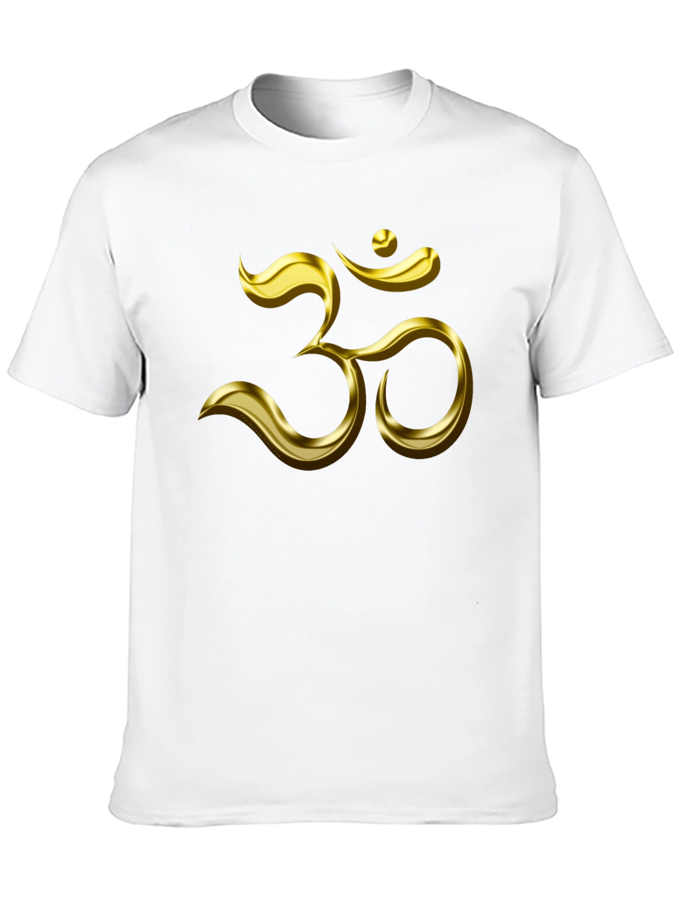 Black Om Symbol Black T-Shirt view 10