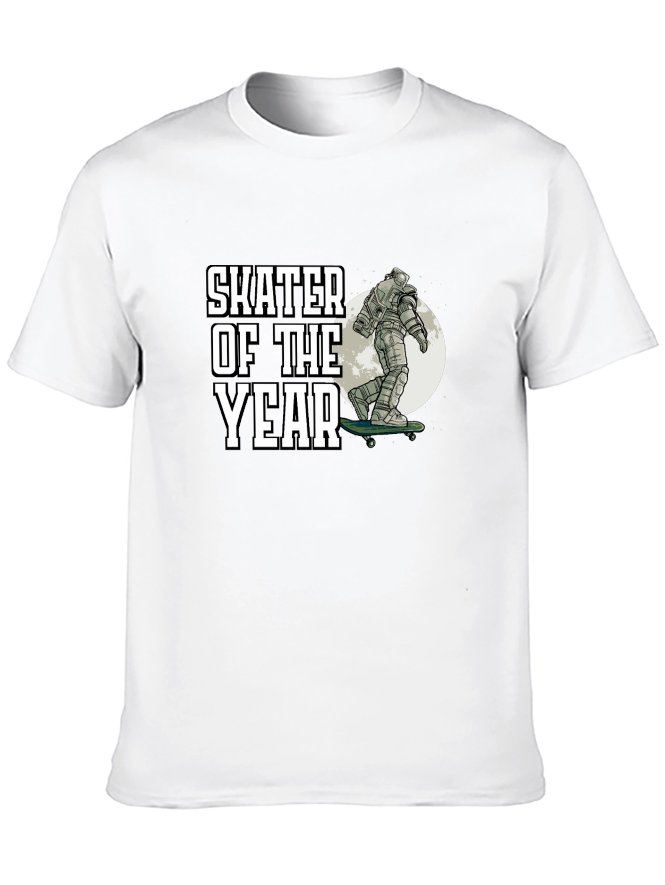 Black Skater of the Year Graphic Tee - Unique Design view 10