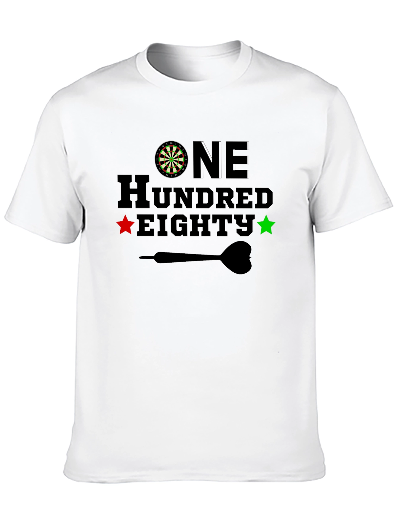 Black One Hundred Eighty Darts T-Shirt view 10