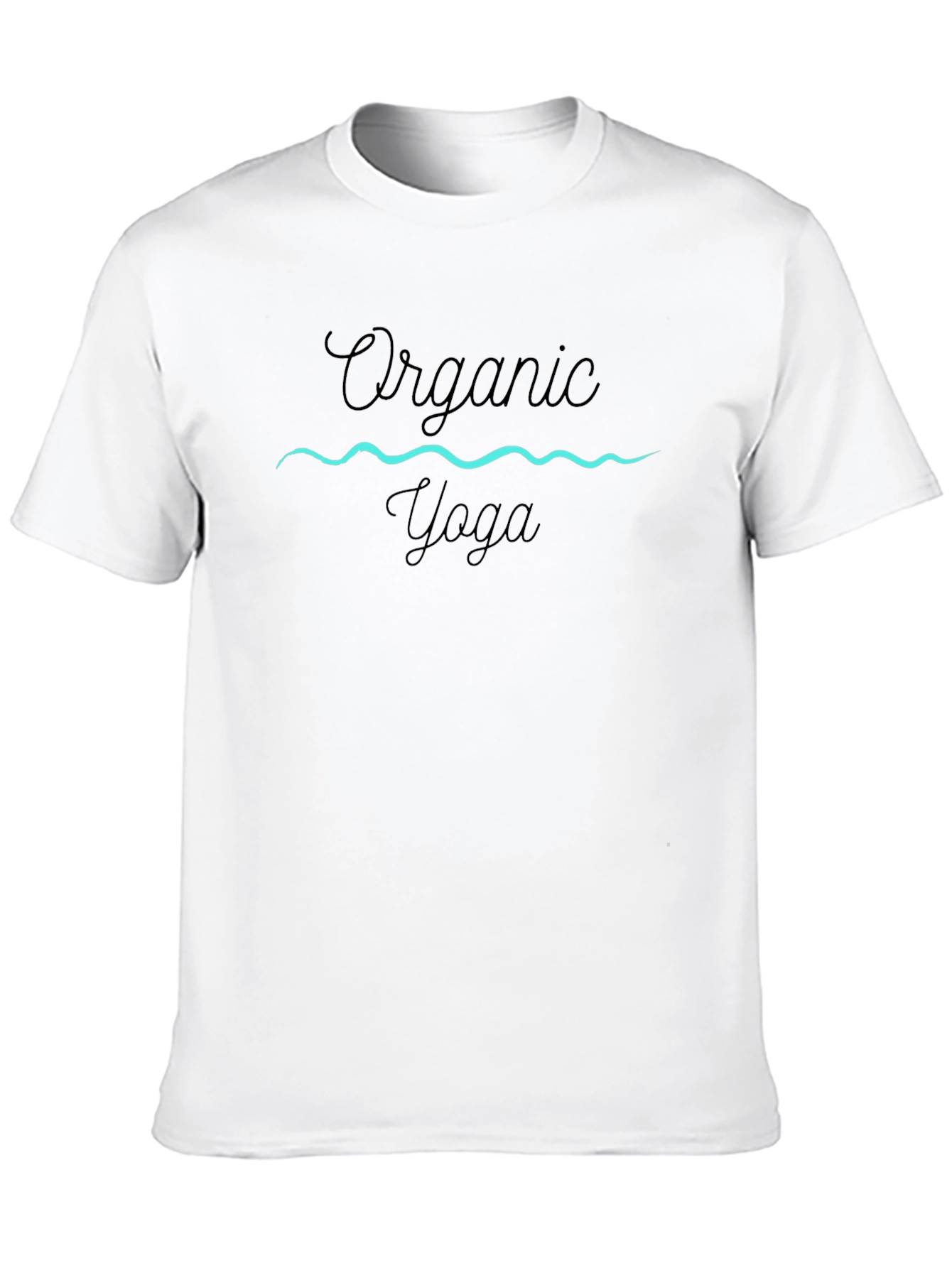 Black Organic Yoga Graphic Tee - Black view 10