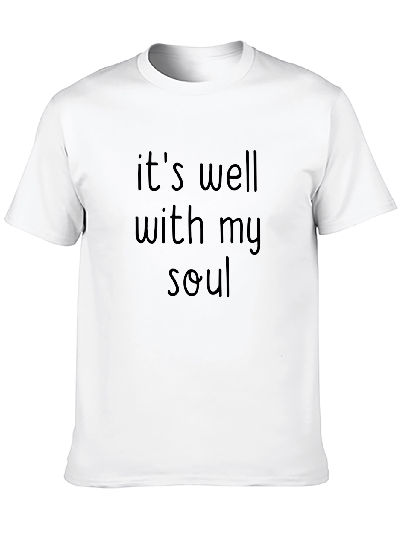 Black It Is Well With My Soul Black T-Shirt view 10