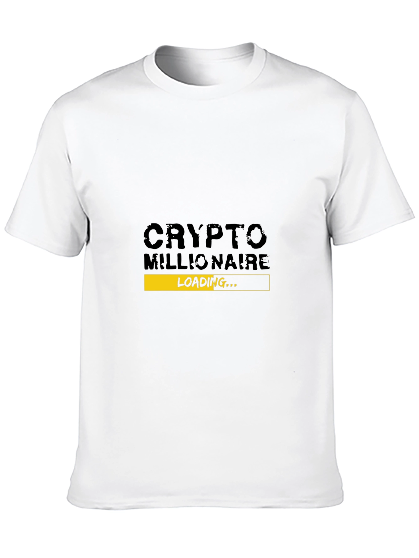 Black Crypto Millionaire Loading T-Shirt - Black view 10