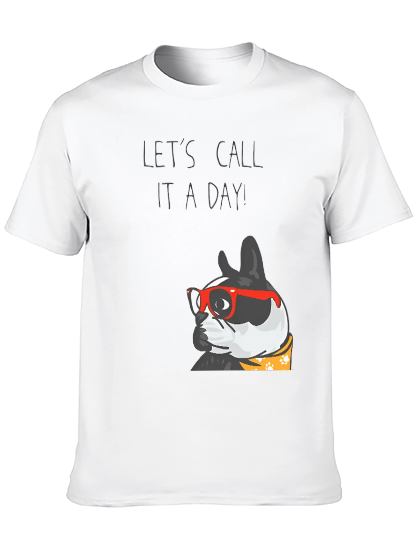 Black Let's Call It A Day Dog T-Shirt view 10