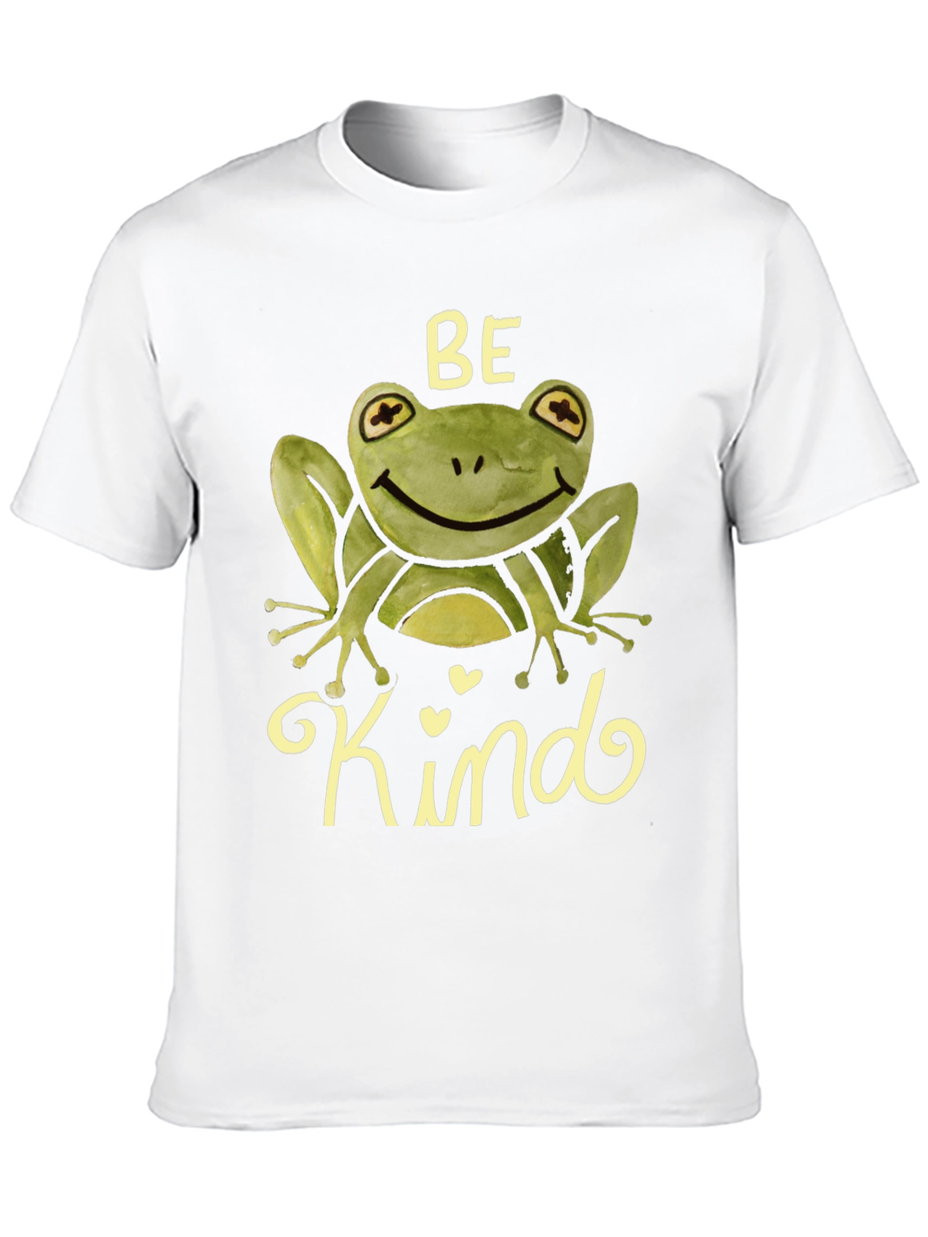 Black Be Kind Frog T-Shirt - Cute Graphic Tee view 10
