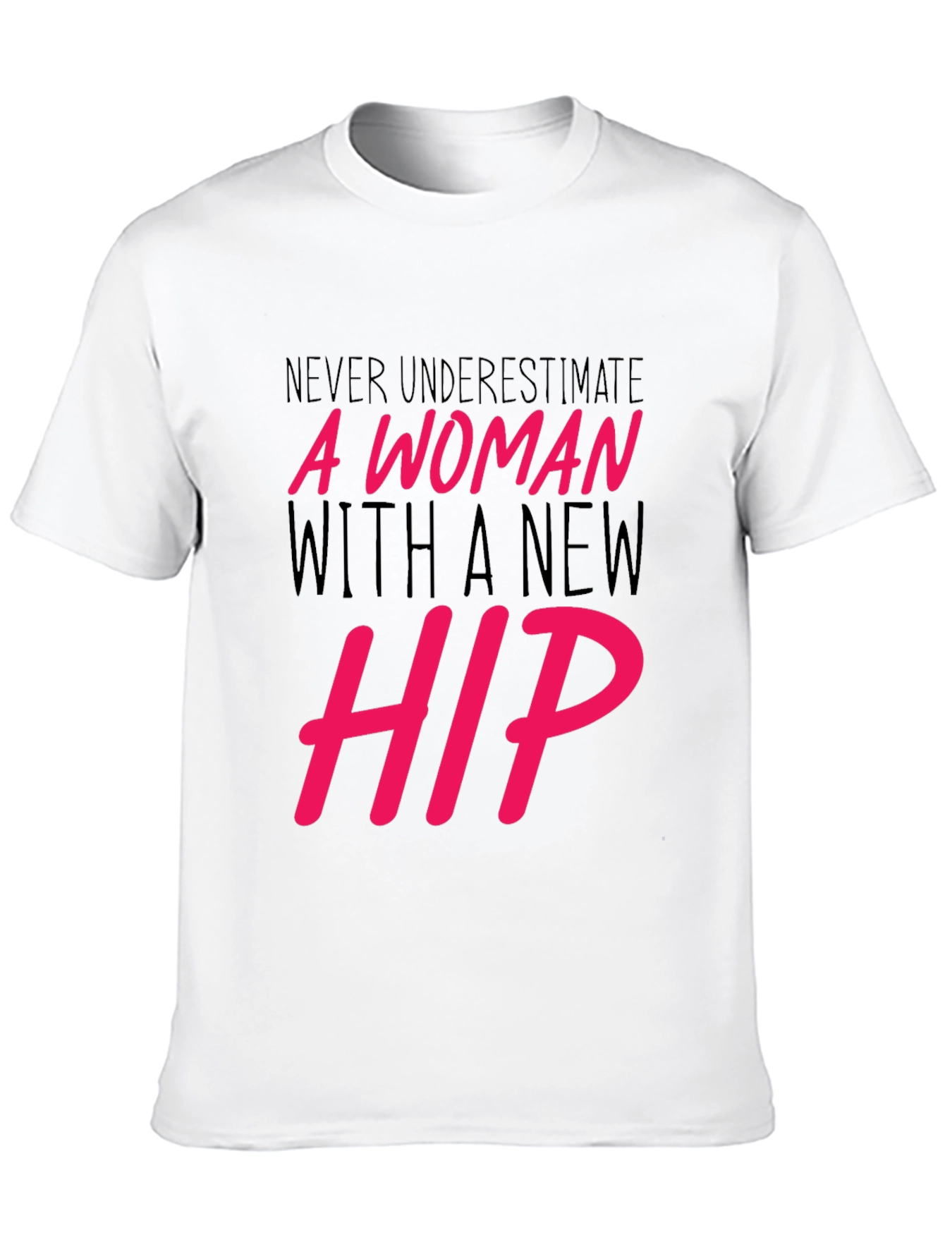 Black New Hip Woman Graphic Tee - Empowering Statement Shirt view 10