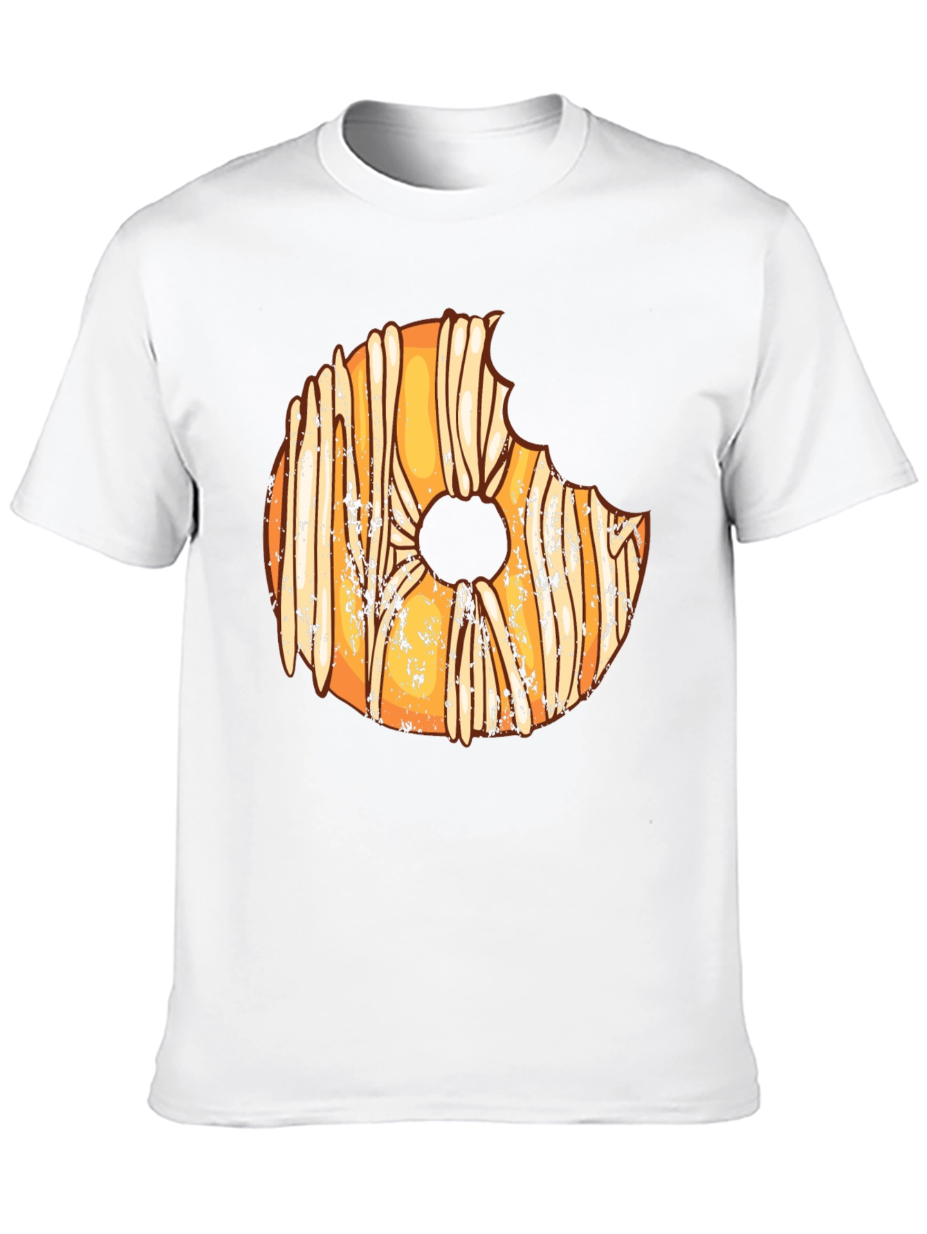 Black Bitten Donut Graphic Tee - Sweet Tooth Fashion view 10