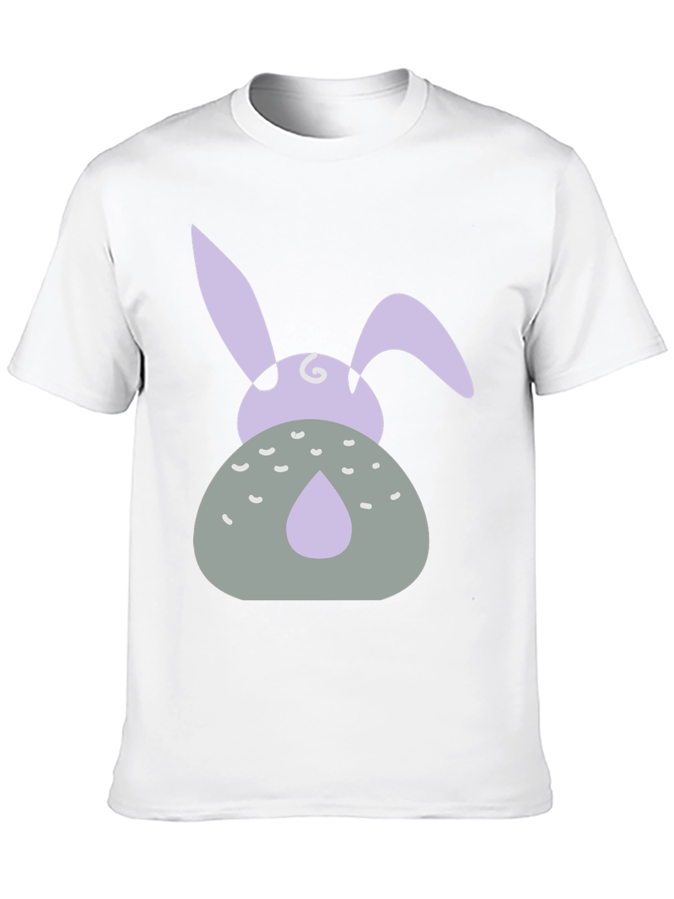 Black Easter Bunny Graphic Tee - Black view 10