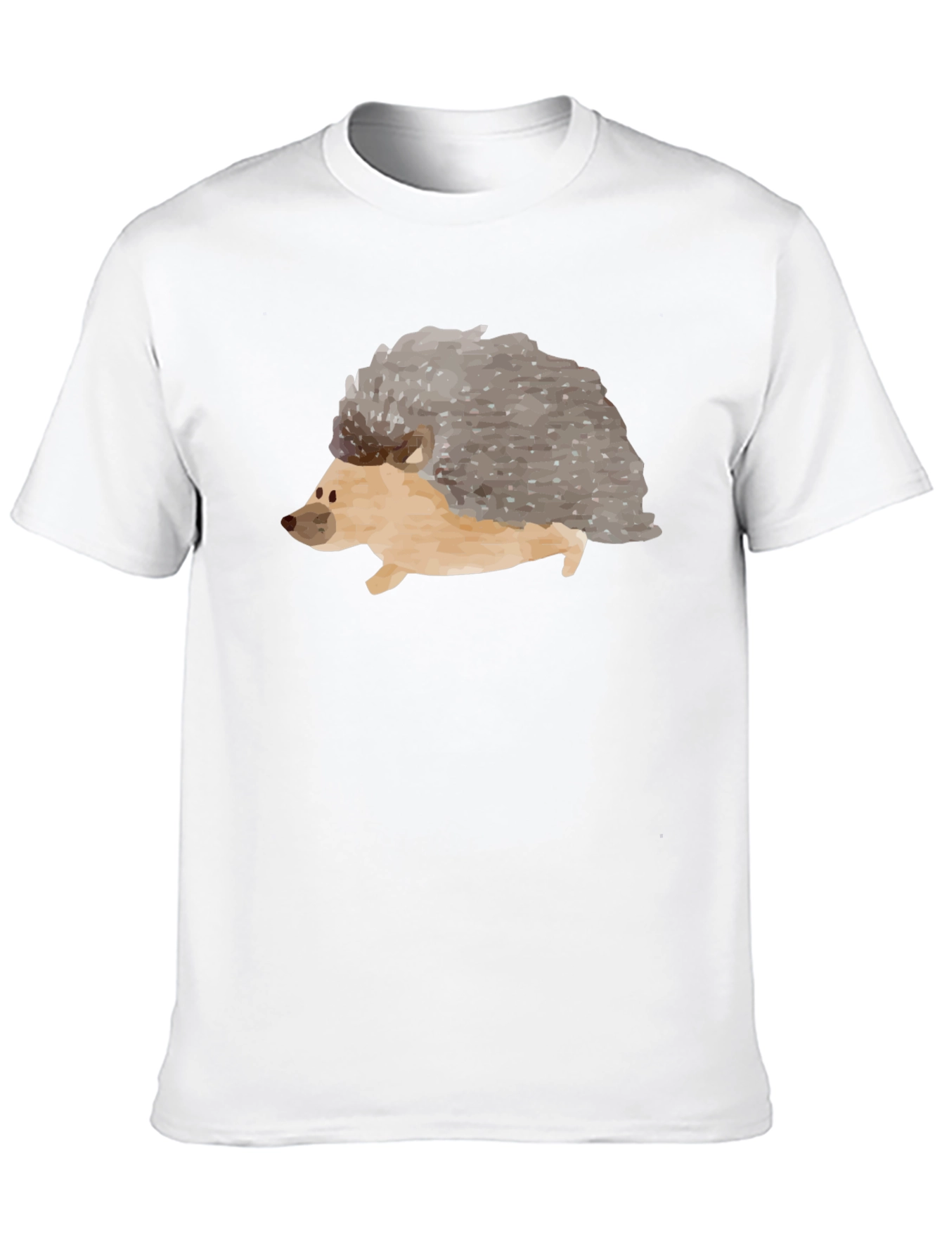 Black Men's Hedgehog Graphic Tee - Black view 10