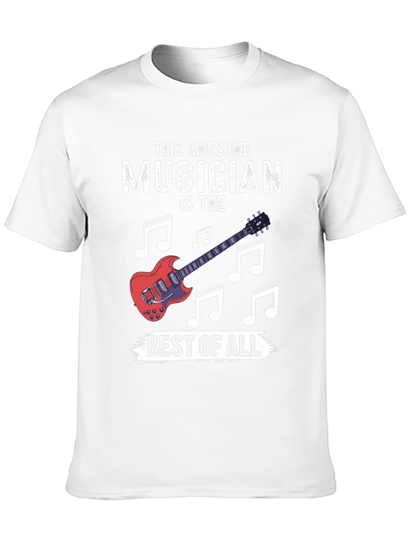 Black Awesome Musician Graphic T-Shirt view 10