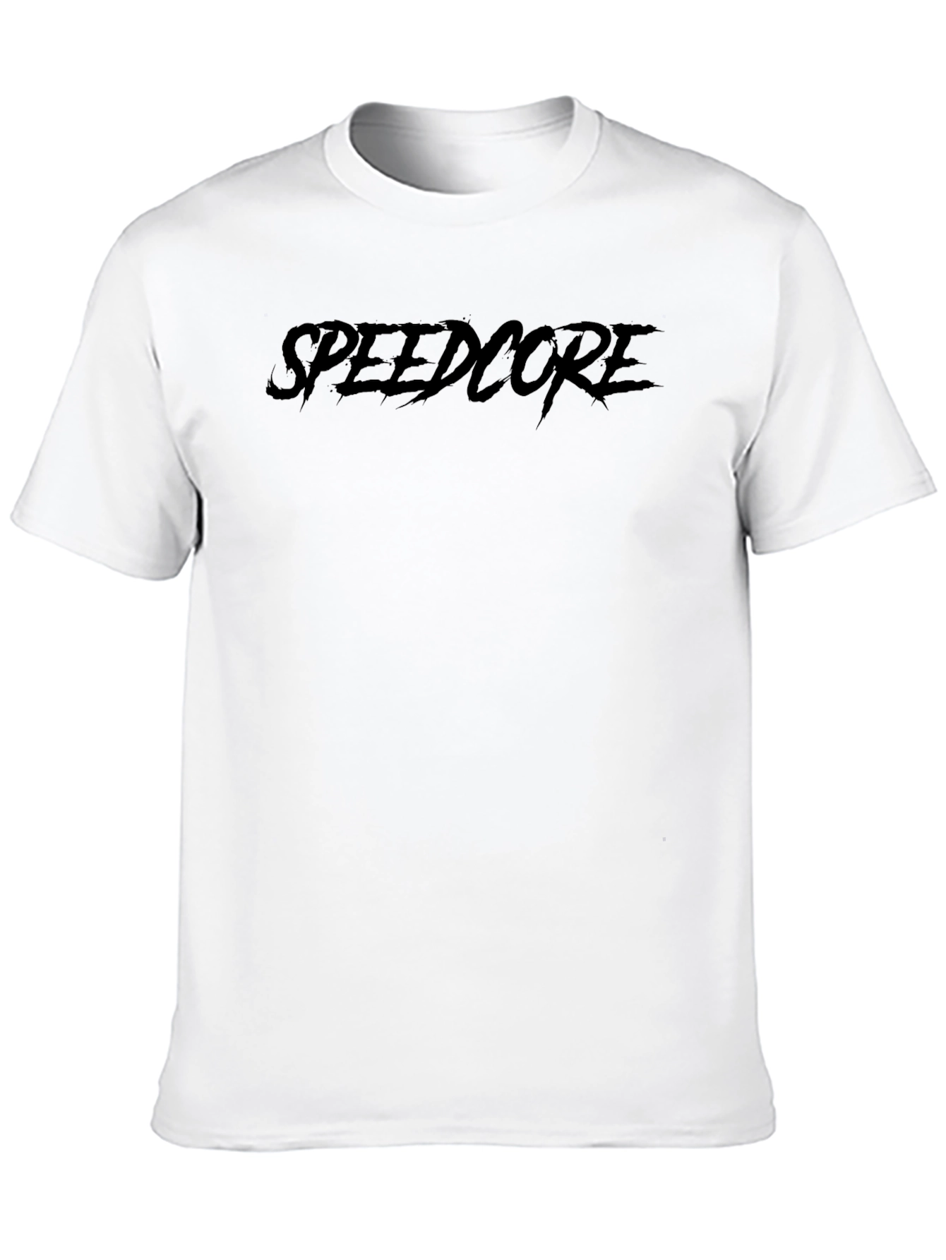Speedcore Black Graphic Tee - Edgy Style - 10