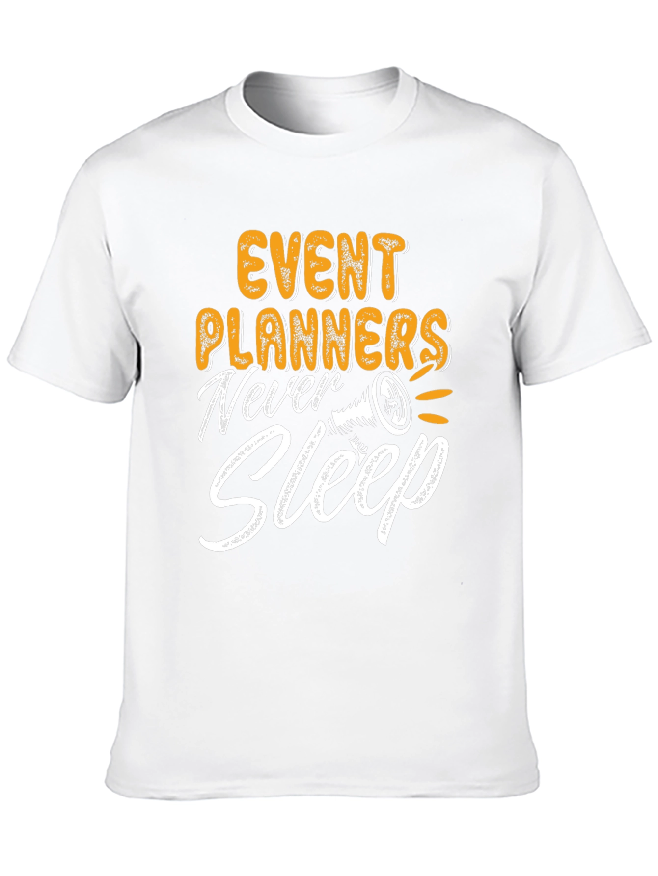 Black Event Planners Never Sleep Graphic T-Shirt view 10