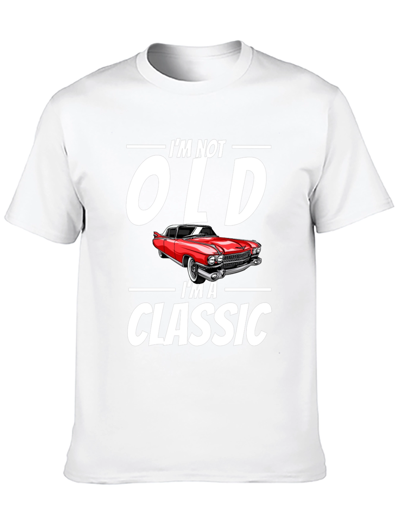 Black I'm Not Old I'm A Classic Car Graphic T-Shirt view 10