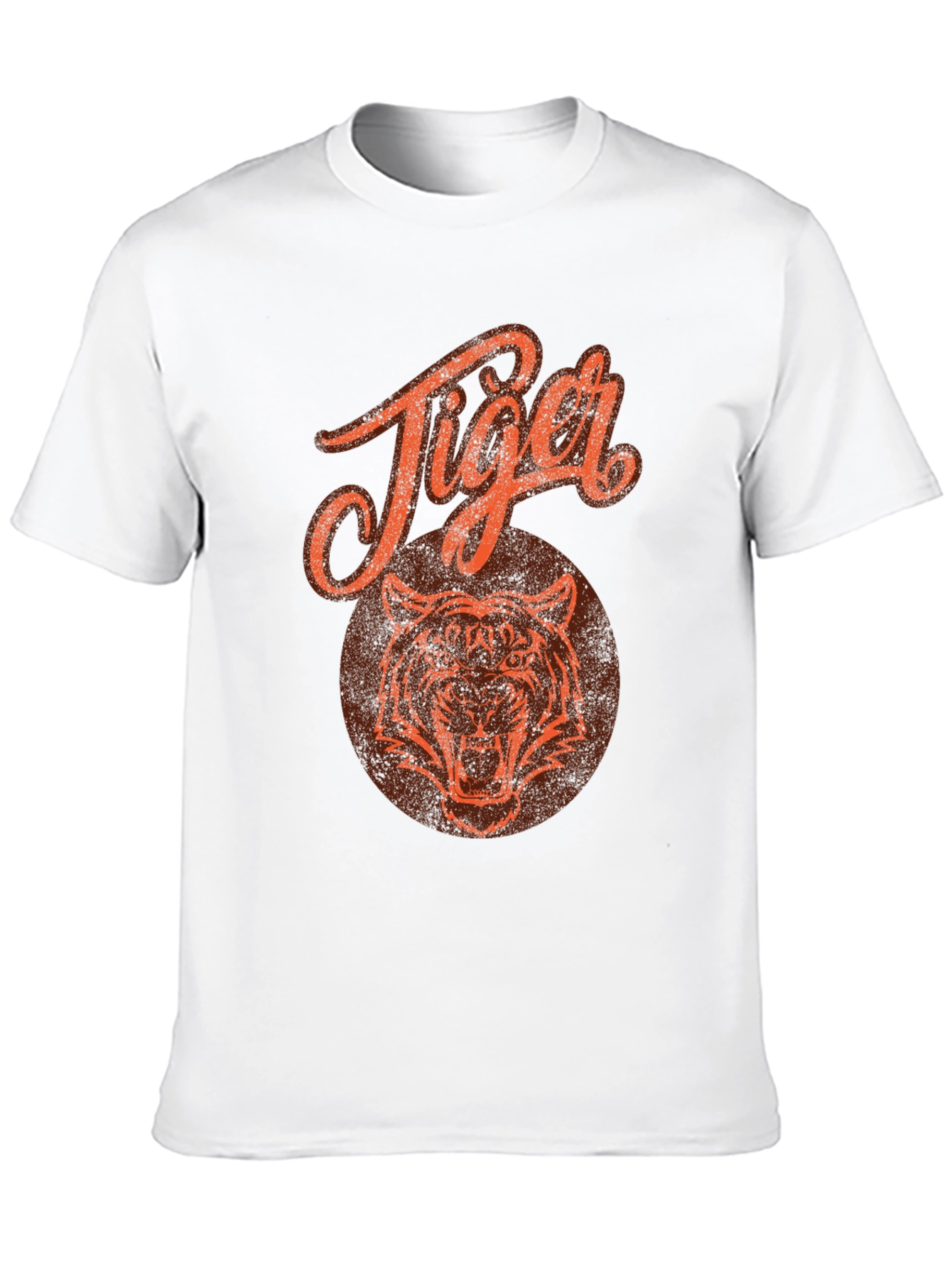 Black Tiger Graphic Print Black T-Shirt view 10