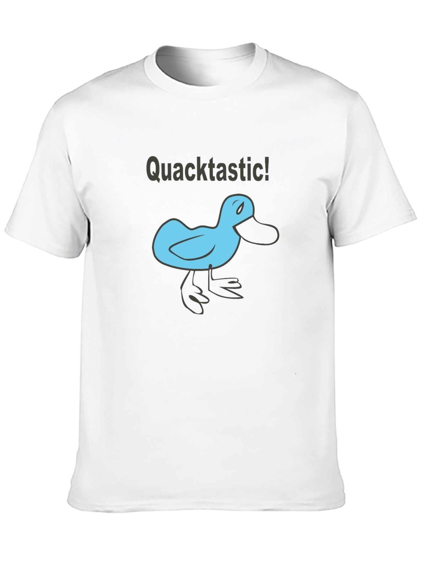 Black Quacktastic Duck Graphic Black T-Shirt view 10