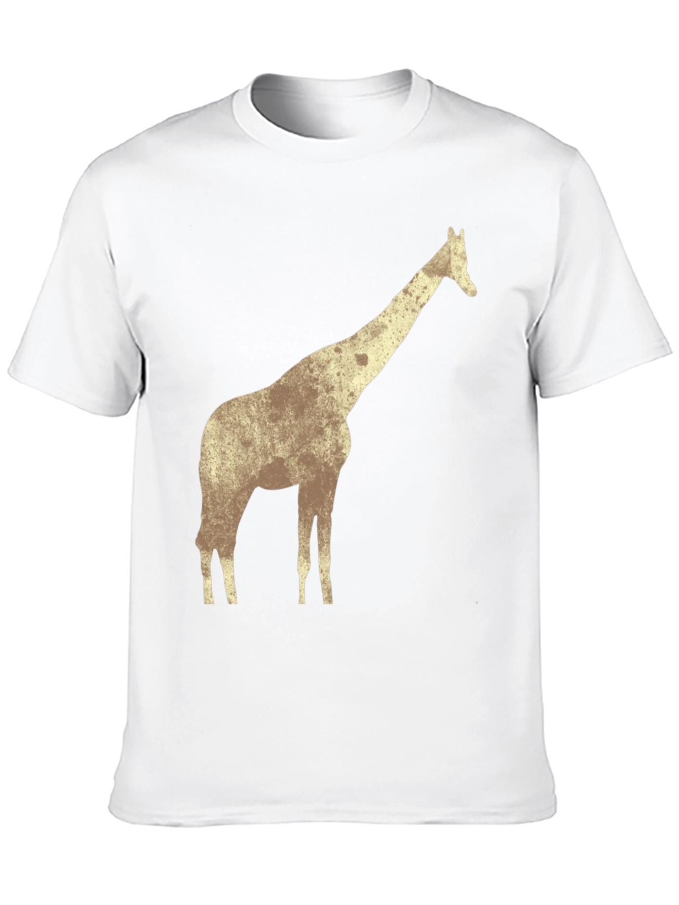 Black Giraffe Graphic Tee - Men's Black T-Shirt view 10