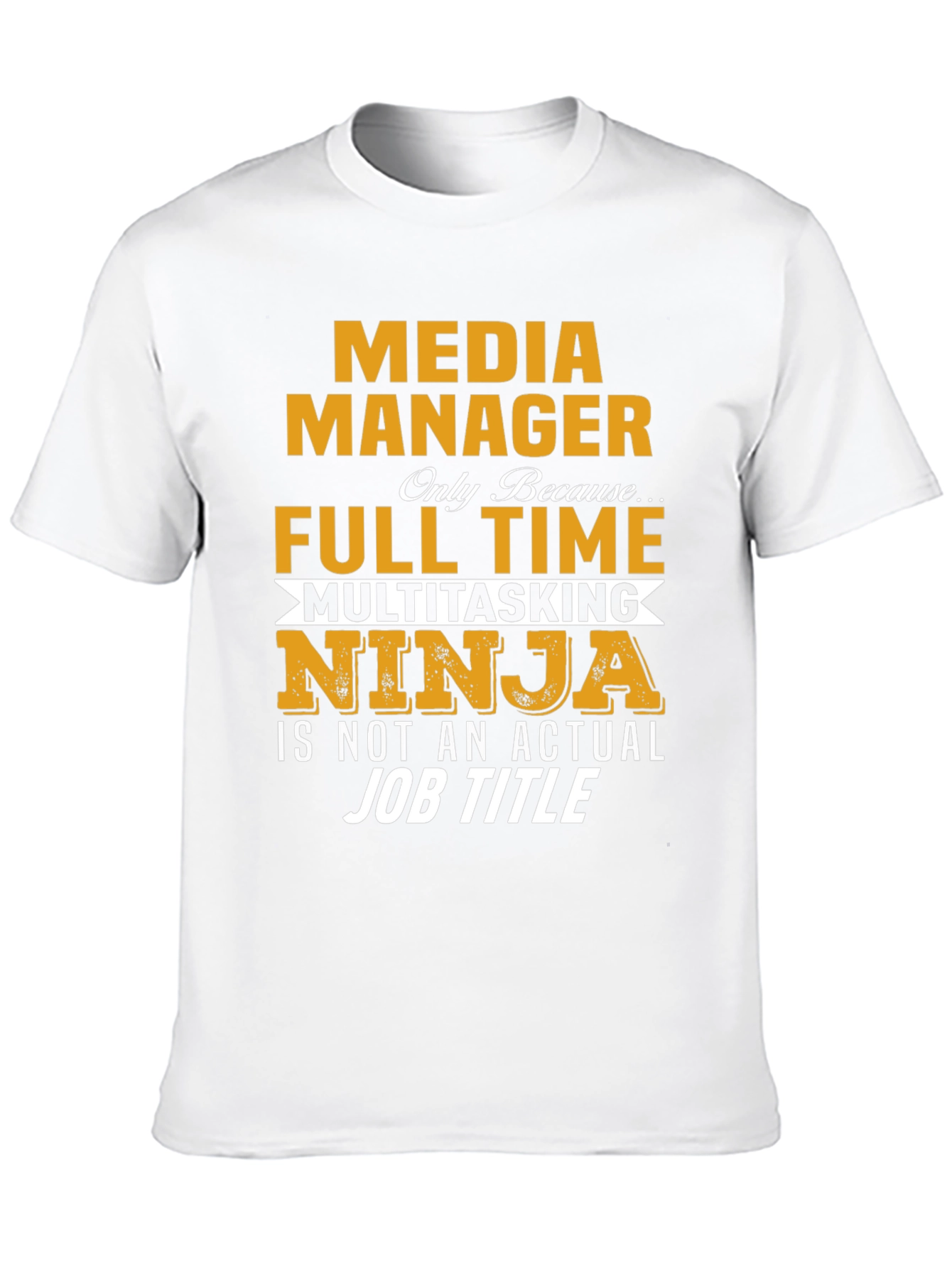 Black Media Manager Ninja T-Shirt view 10