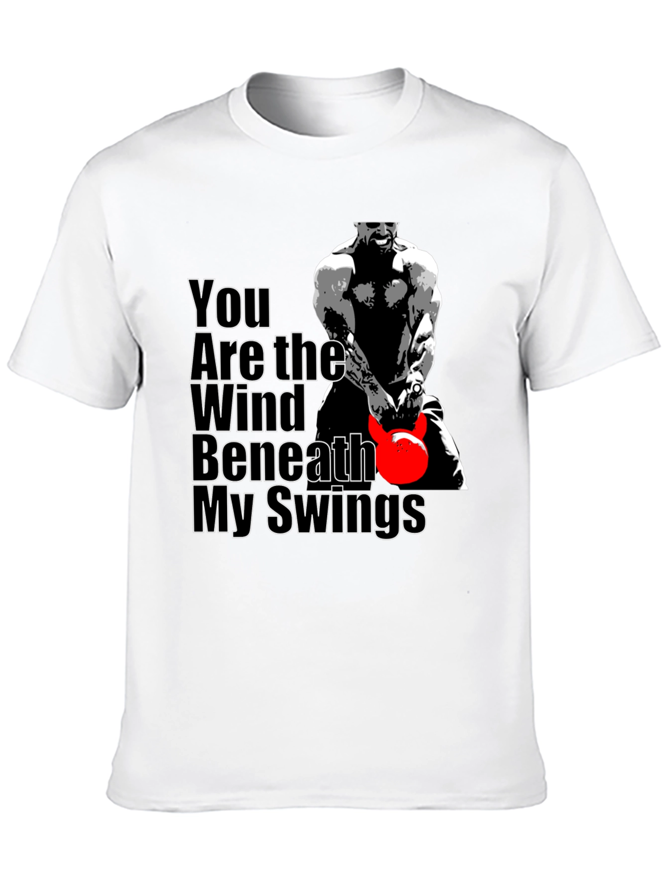 Black You Are the Wind Beneath My Swings Graphic T-Shirt view 10