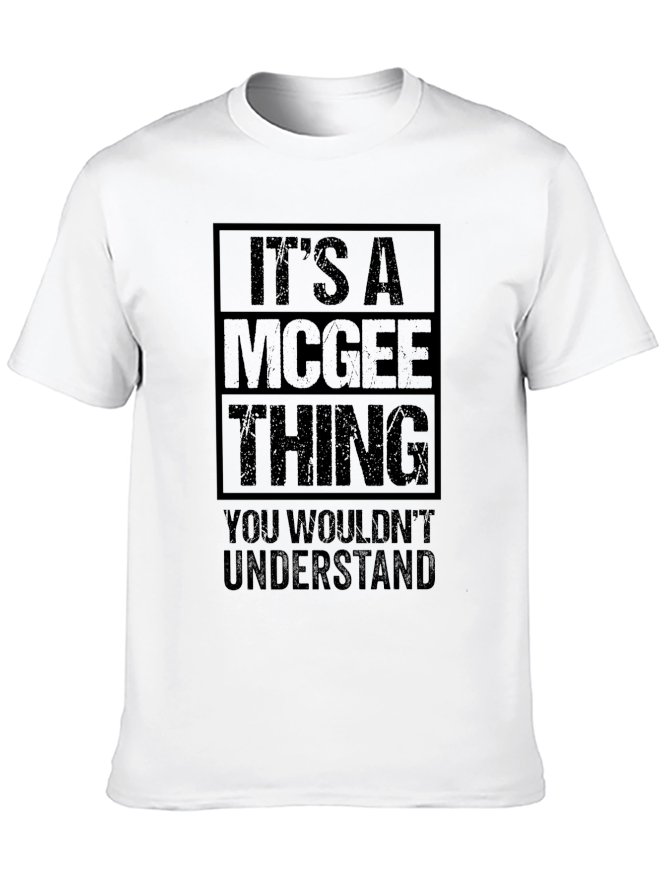 Black It's A Mcgee Thing T-Shirt view 10