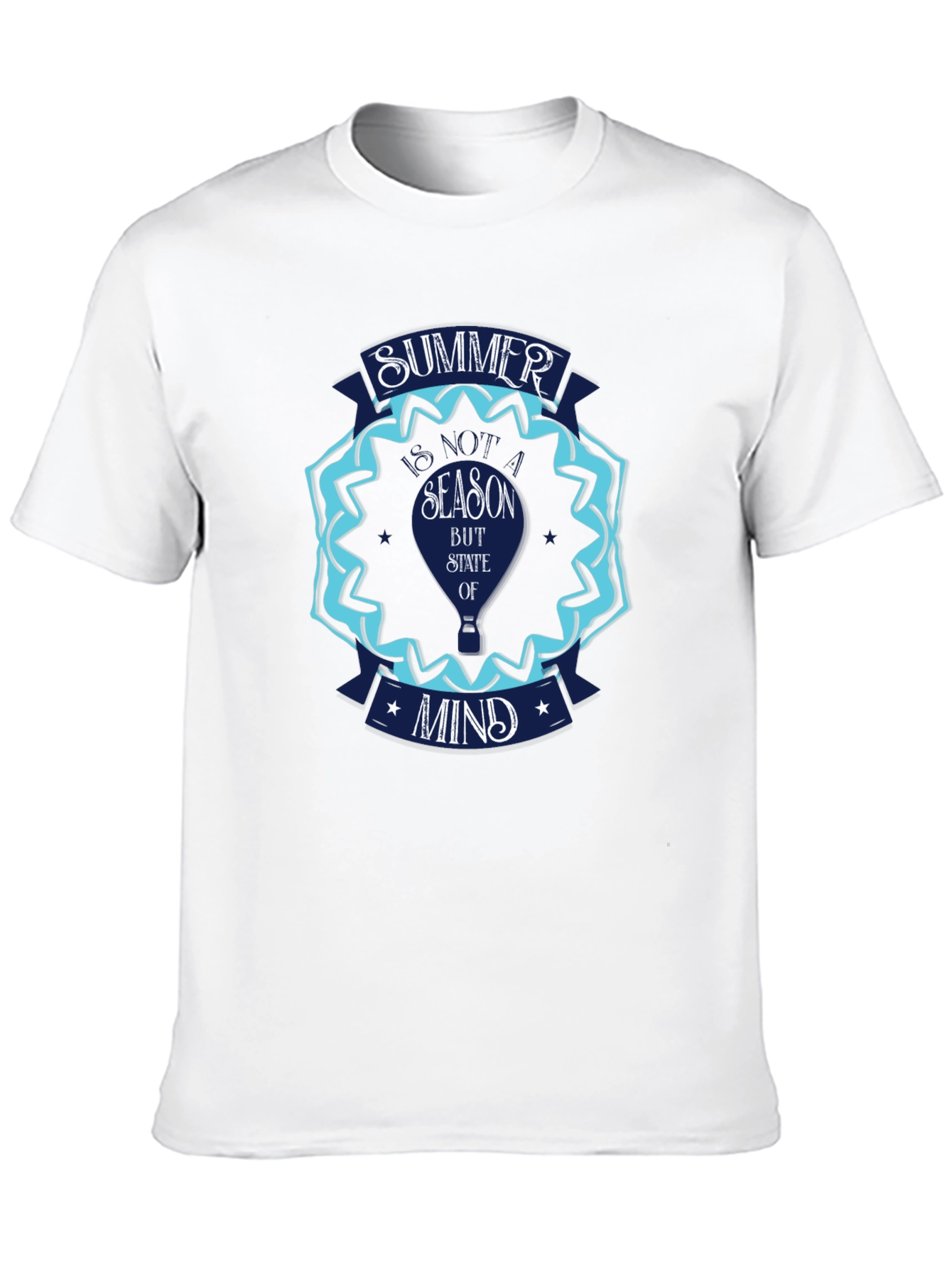 Black Summer Season State of Mind Graphic Tee view 10