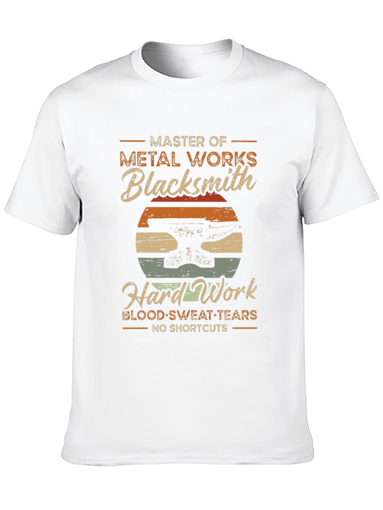 Black Blacksmith Master Metalworks T-Shirt view 10