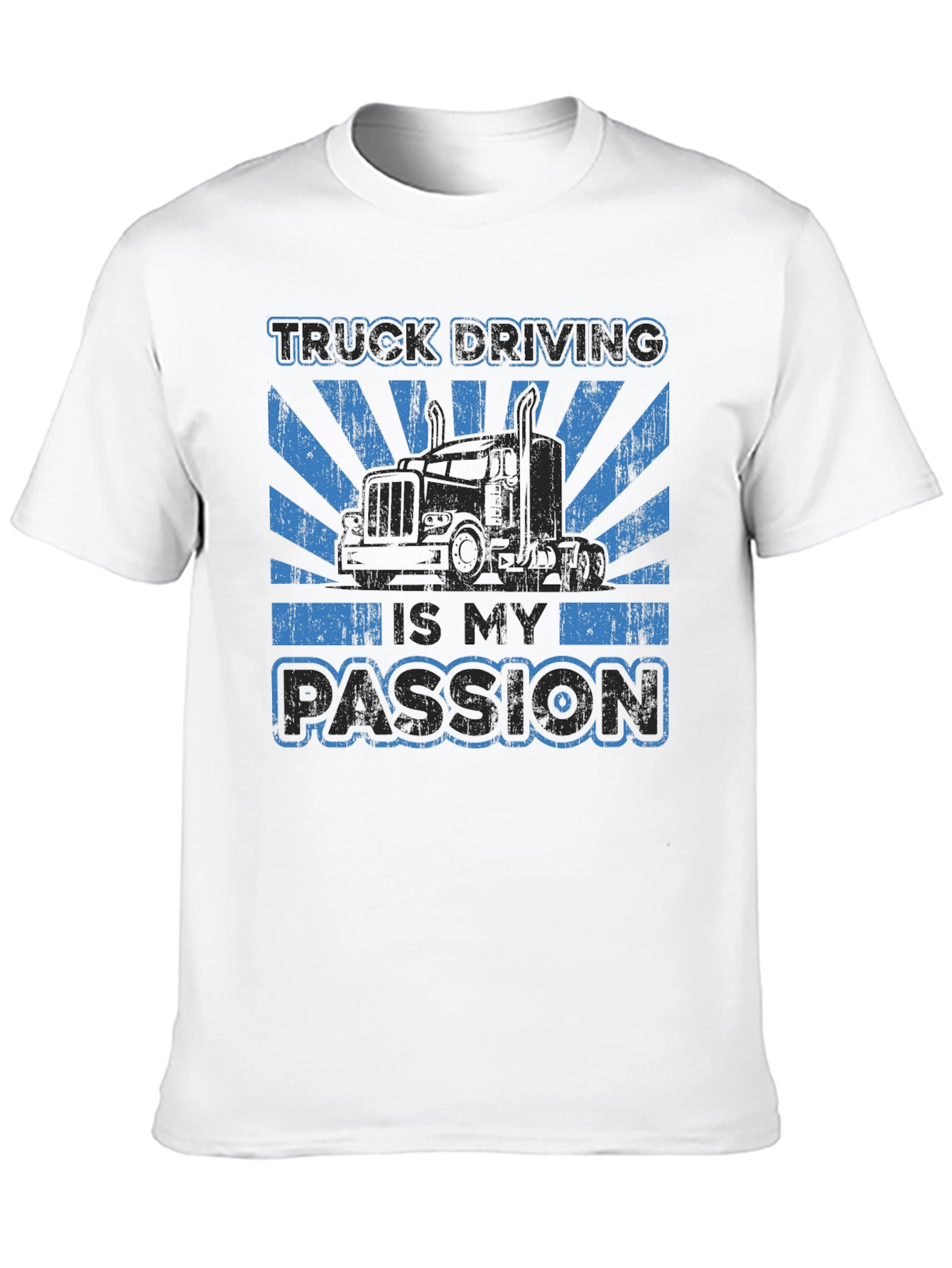 Black Truck Driving Passion T-Shirt view 10