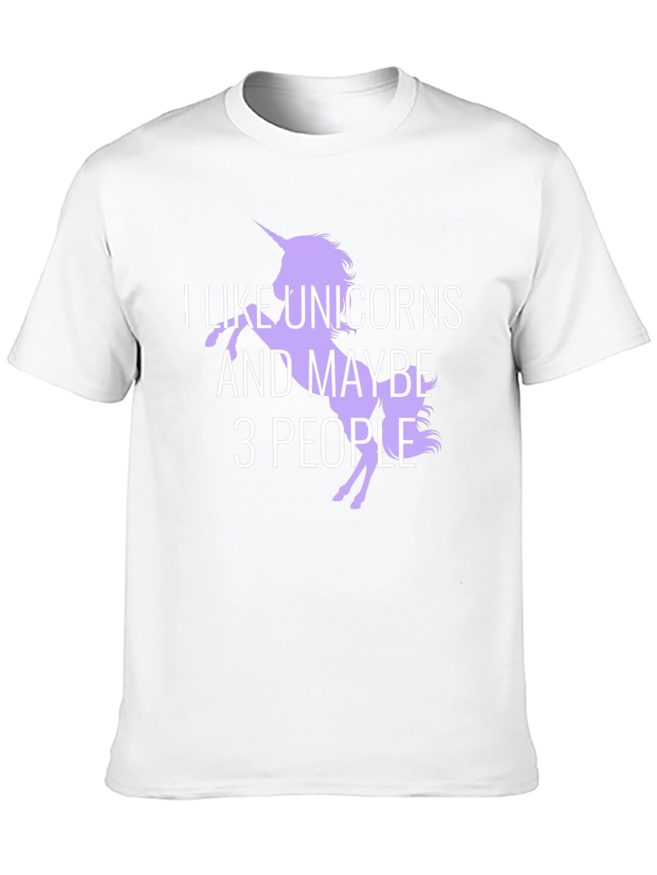 Black I Like Unicorns T-Shirt - Funny Graphic Tee view 10