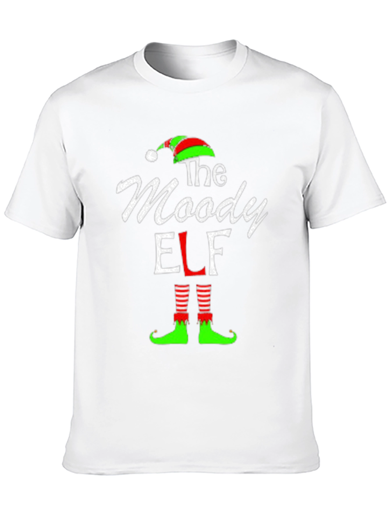 Black The Moody Elf T-Shirt - Holiday Fun view 10