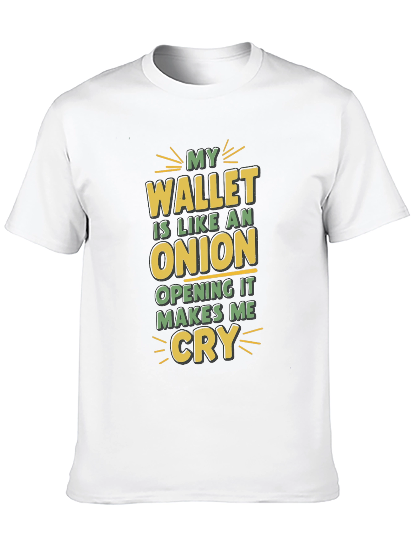Black My Wallet is Like an Onion Funny T-Shirt view 10