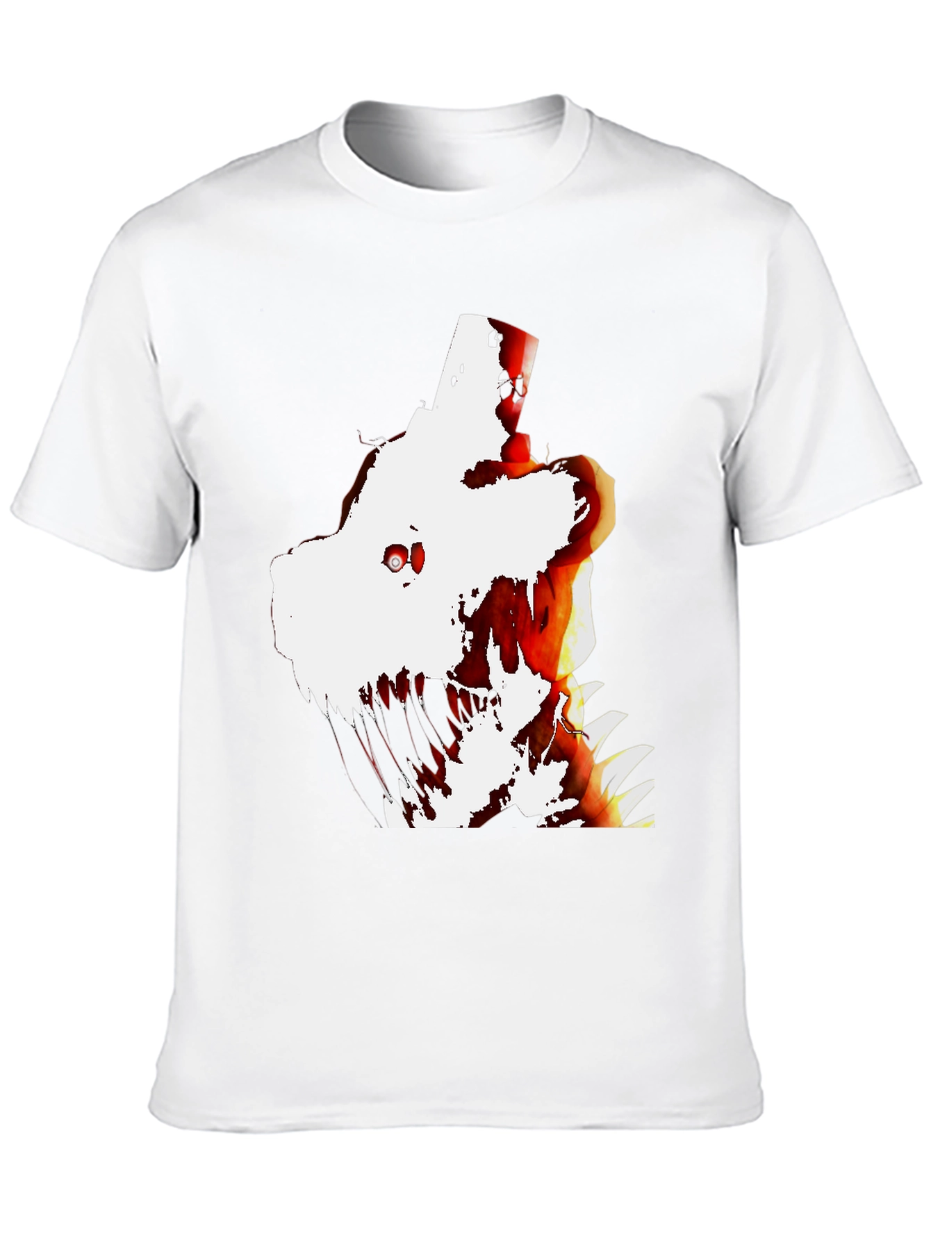 Black Abstract Graphic Print Crew Neck T-Shirt view 10