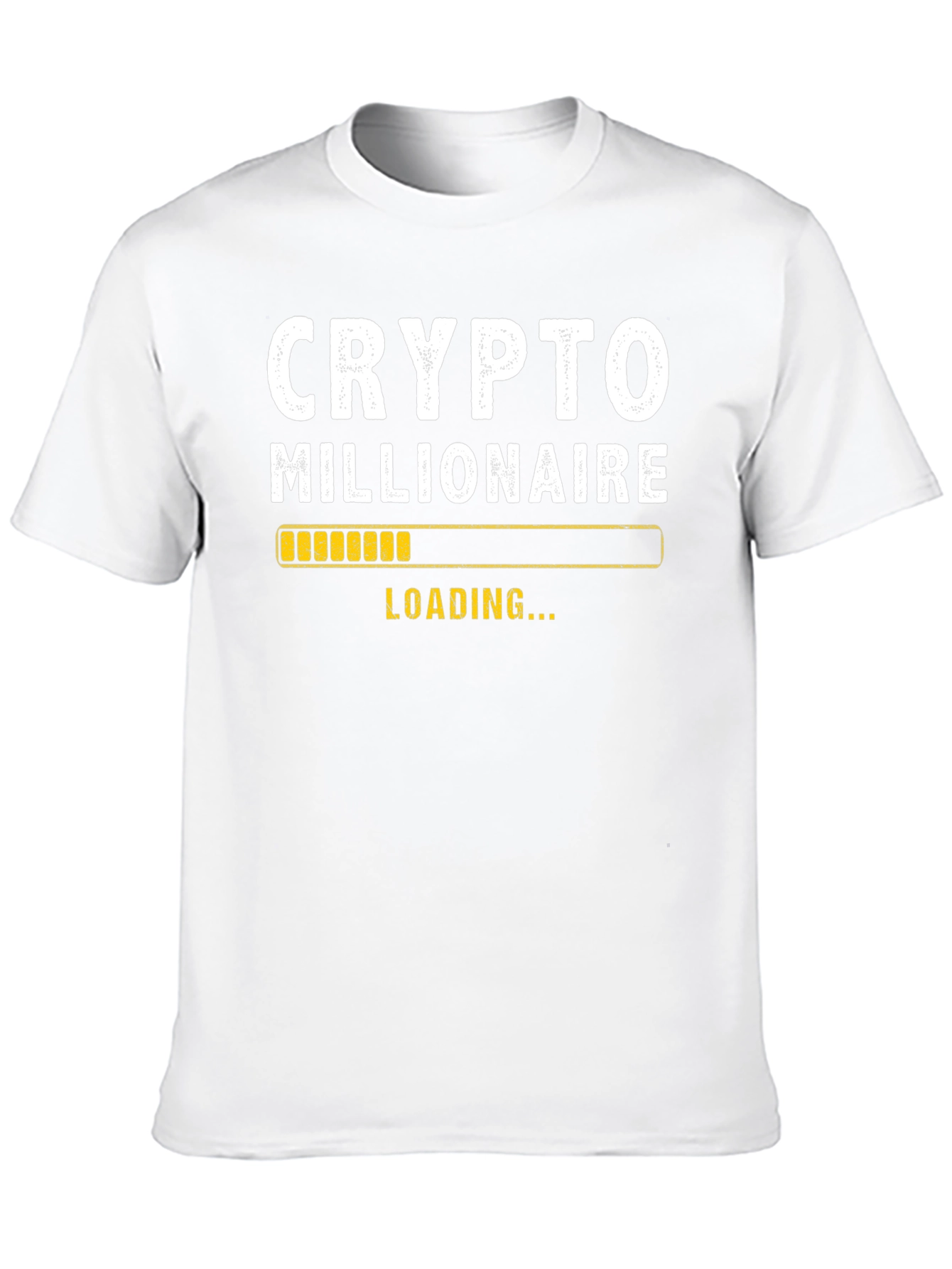 Black Crypto Millionaire Loading T-Shirt view 10