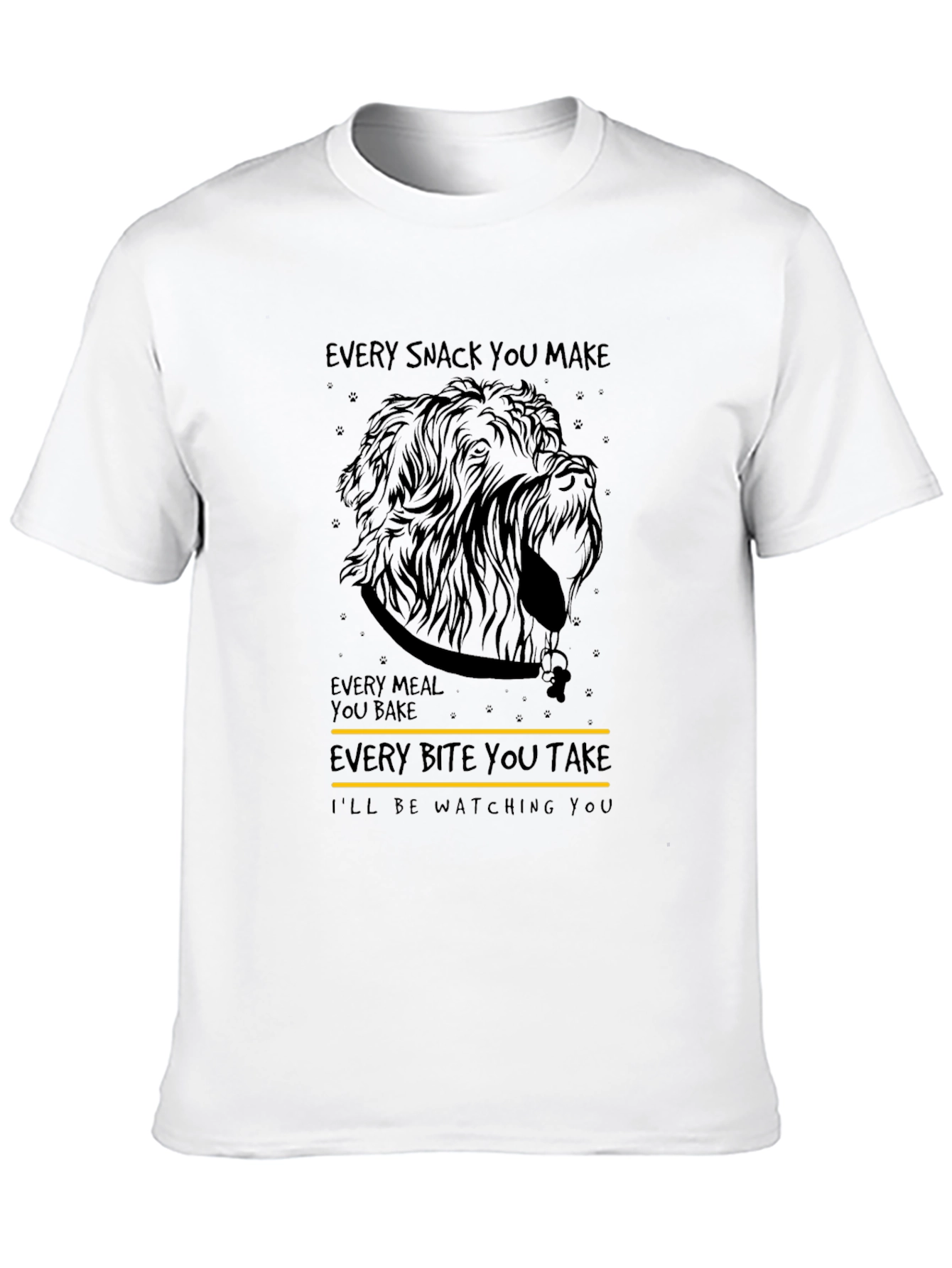 Black Dog Lover T-Shirt - Every Bite You Take view 10