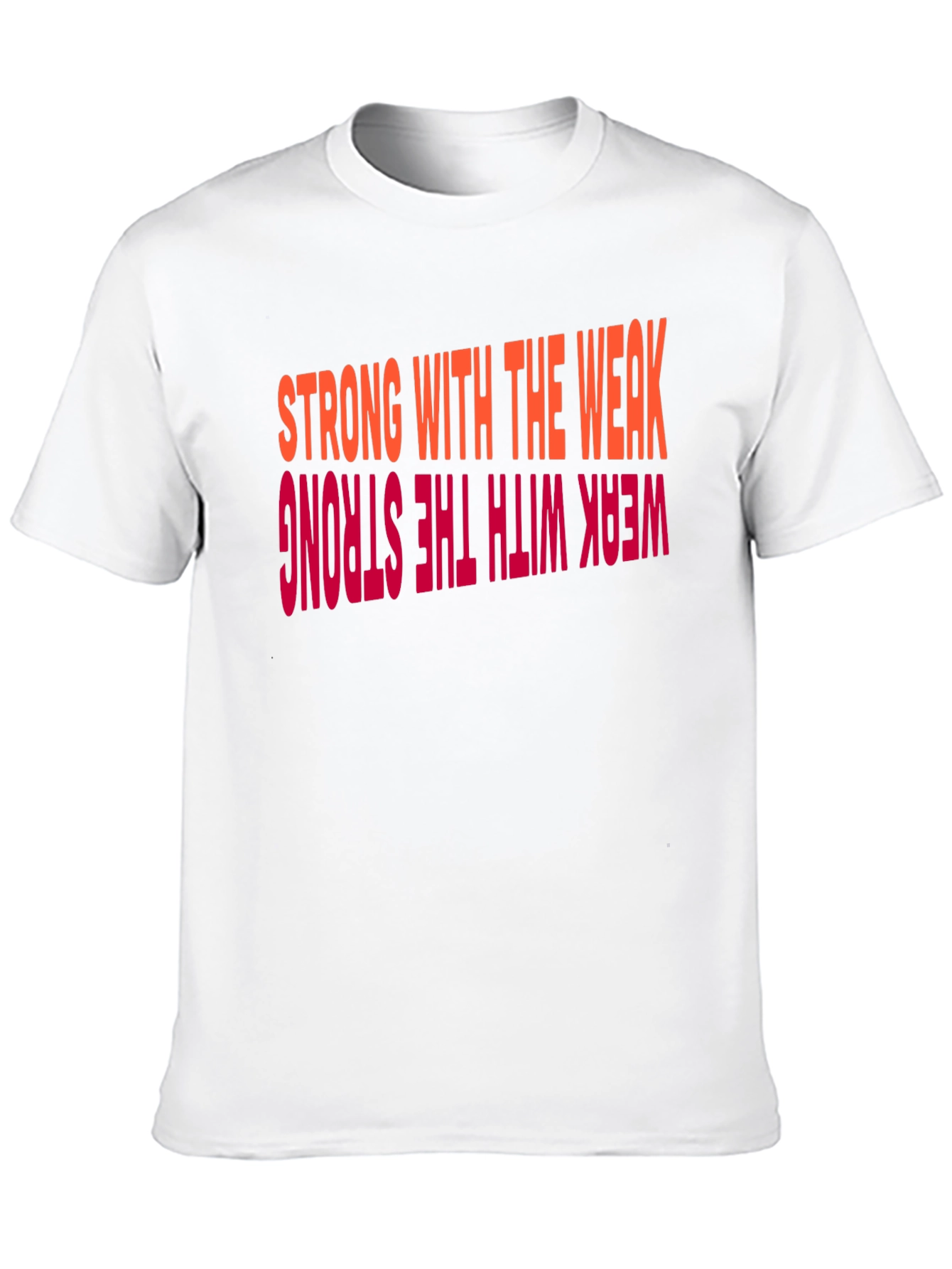 Black Strong with the Weak Graphic Tee view 10